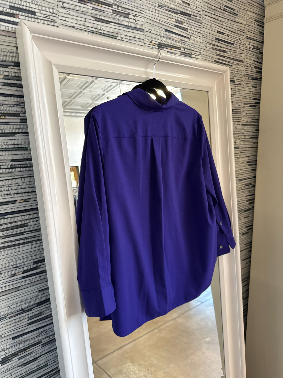 theory Size S Purple Top