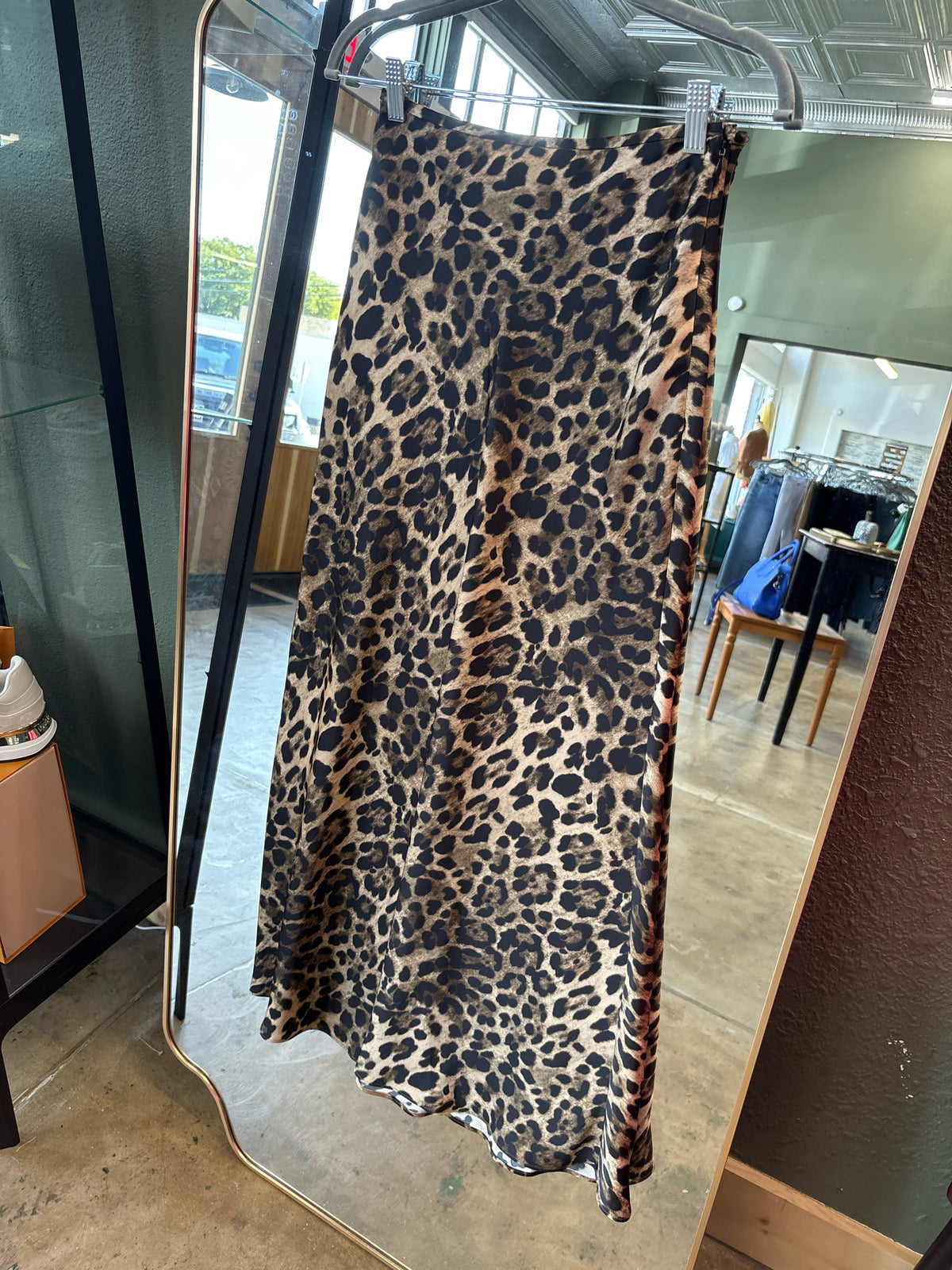 ANTONIO MELANI Size 0 Leopard Skirt