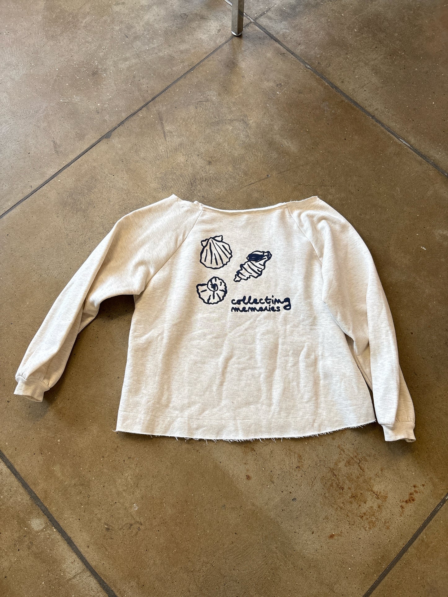 Celandine Size S Oatmeal Nautical Pullover/Hoodie