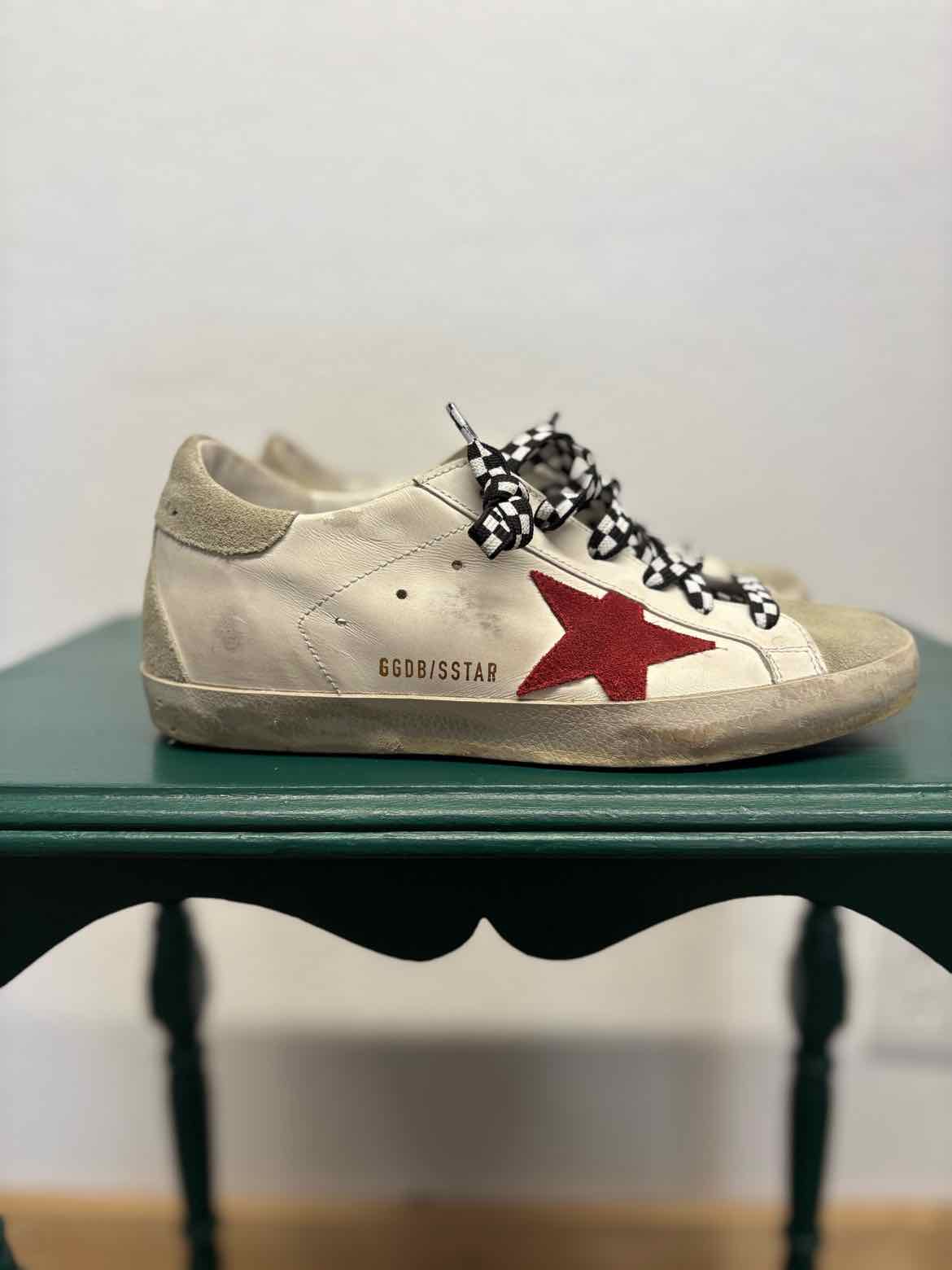 Golden Goose Shoe Size 38 white/multi star Sneakers