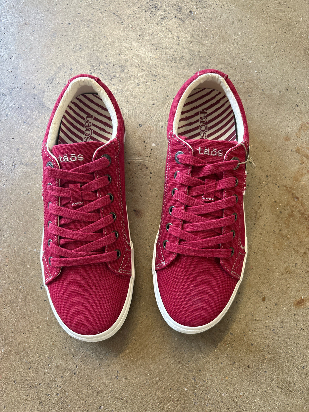 TAOS Shoe Size 10 Red Sneakers