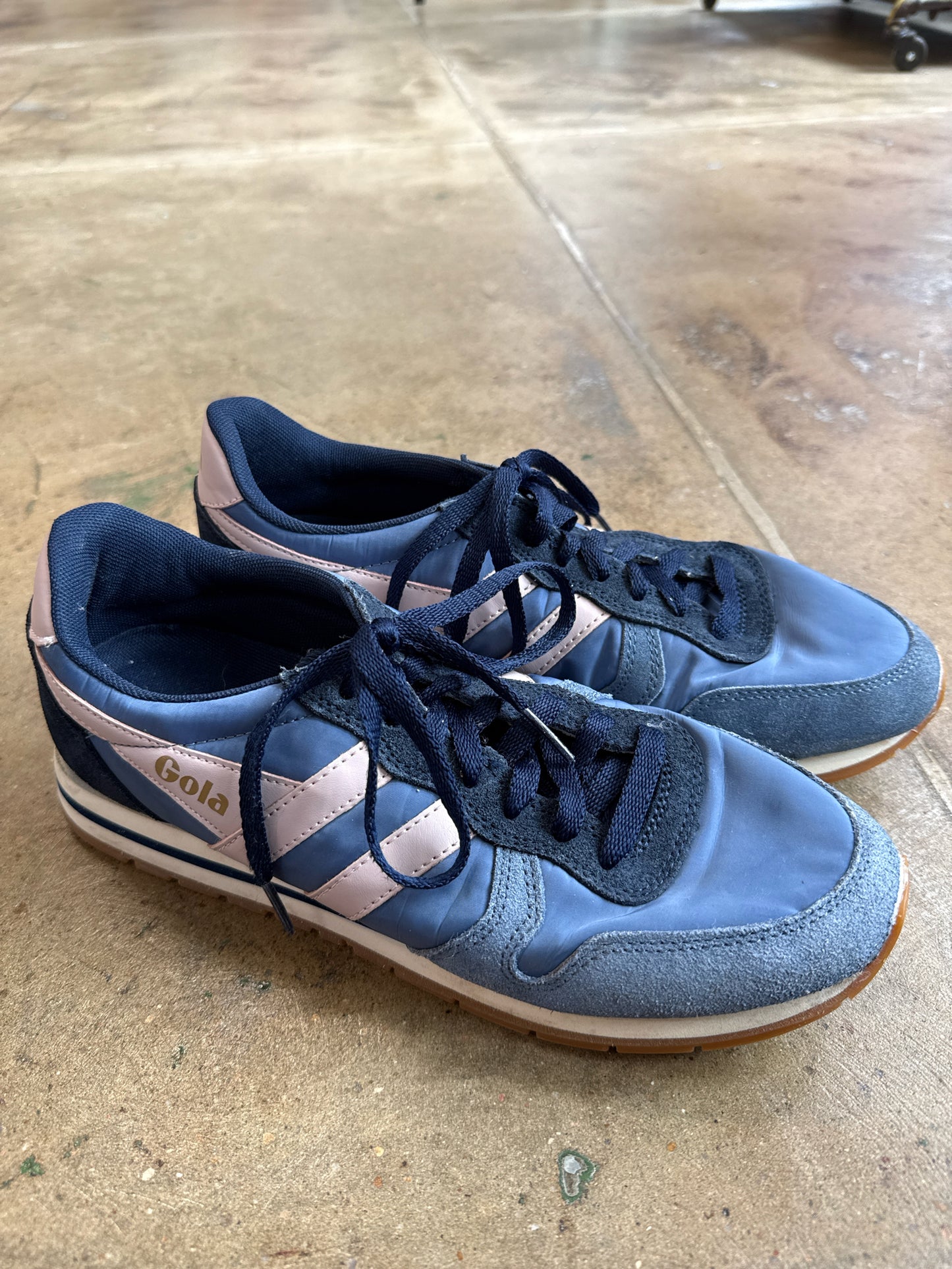 Gola Shoe Size 10 Blue/Pink Sneakers