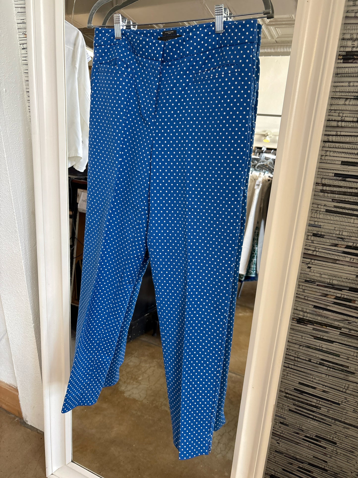 TALBOTS Size 4 blue and white Pants