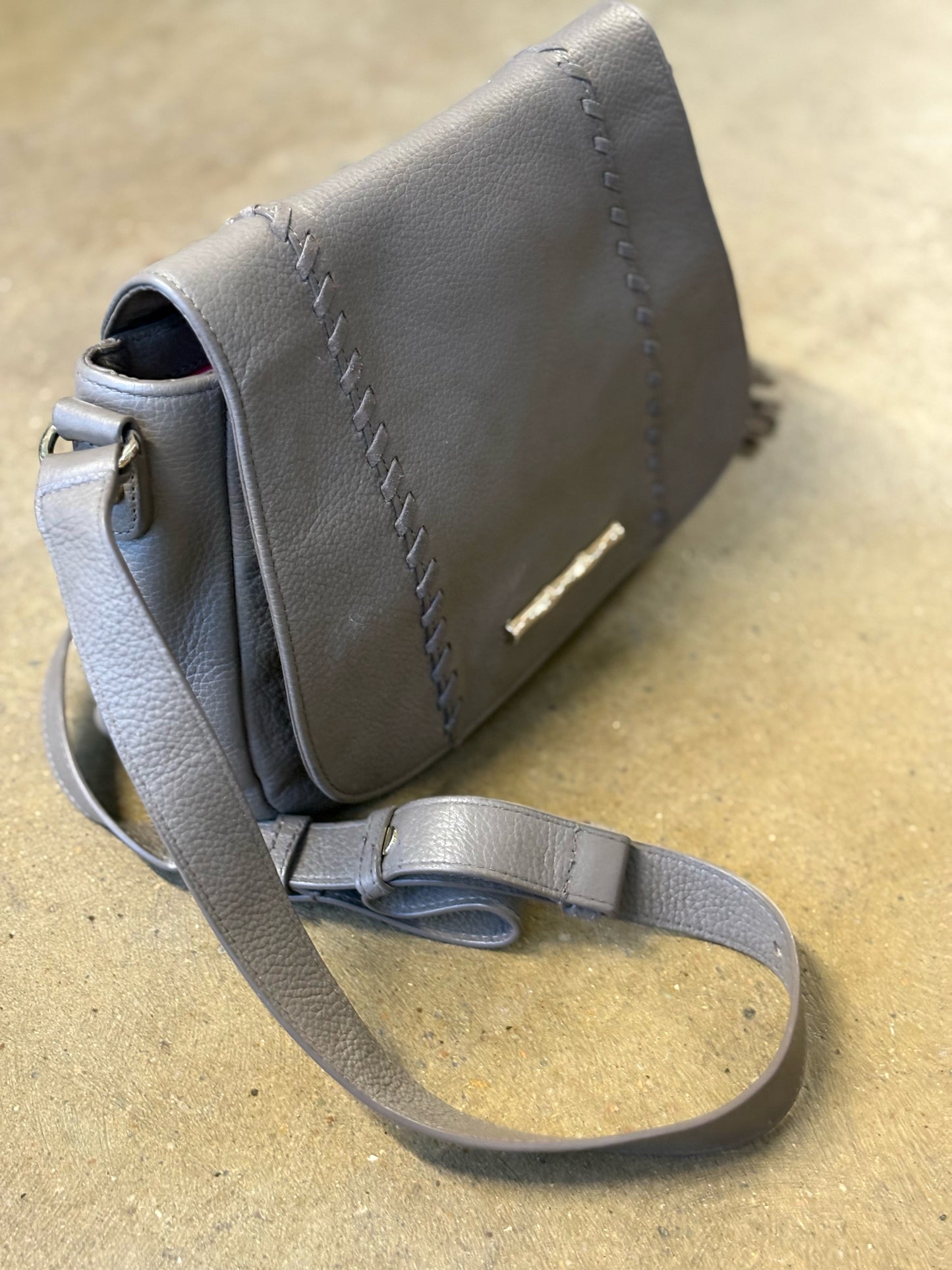 Elaine Turner Gray Purse