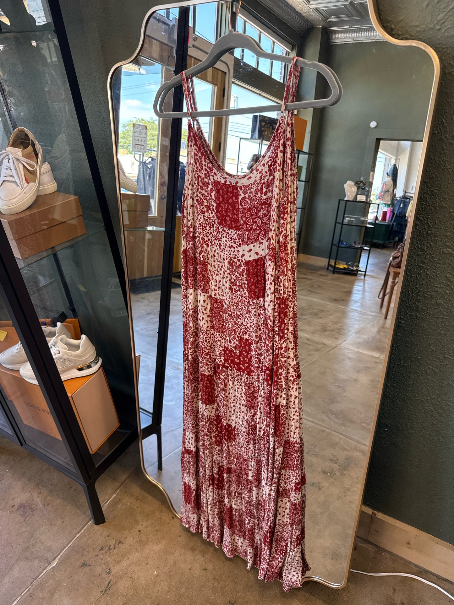 VICI Size L red/cream Dress