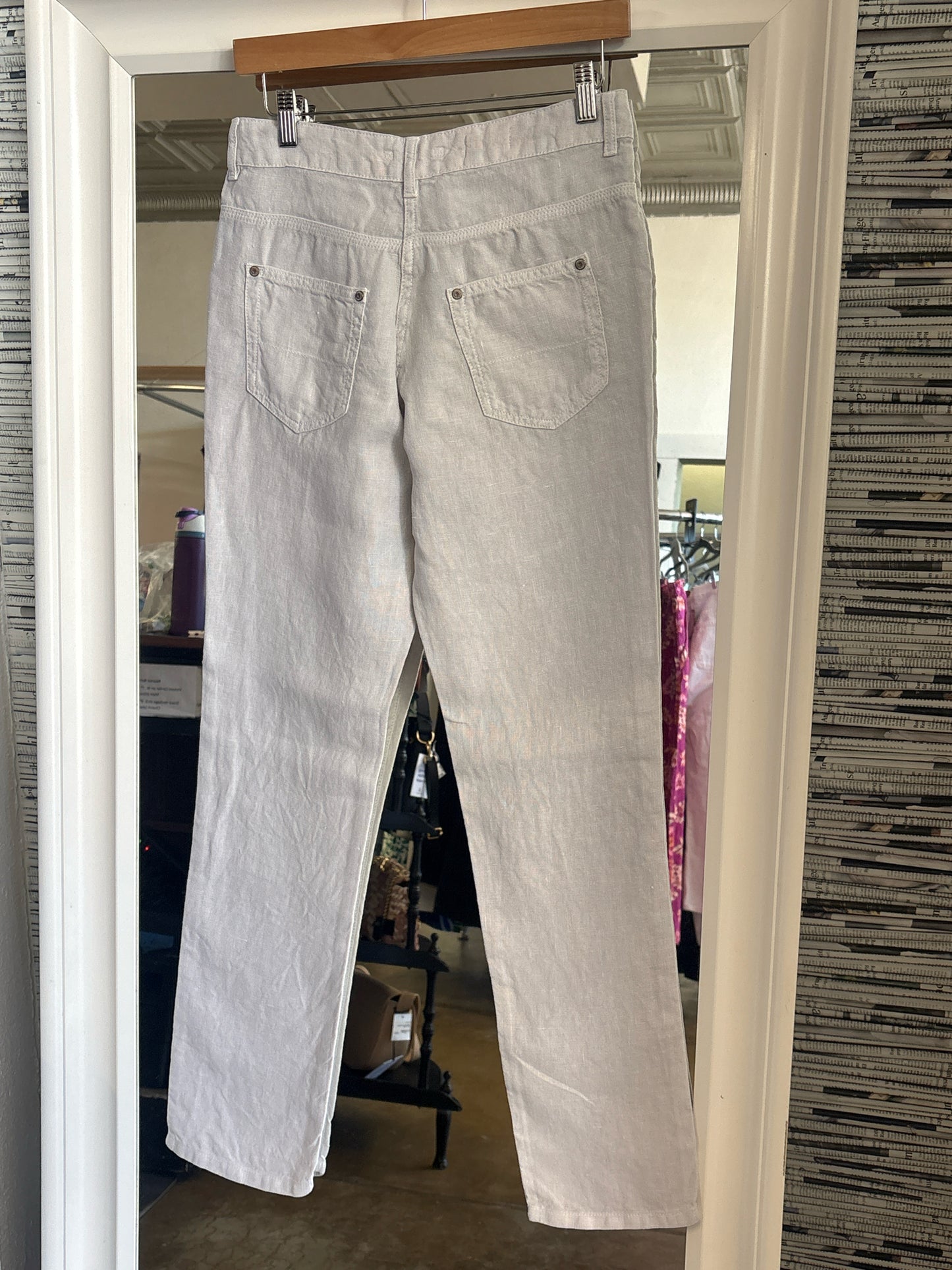 Poetry Size 4 Cream Pants