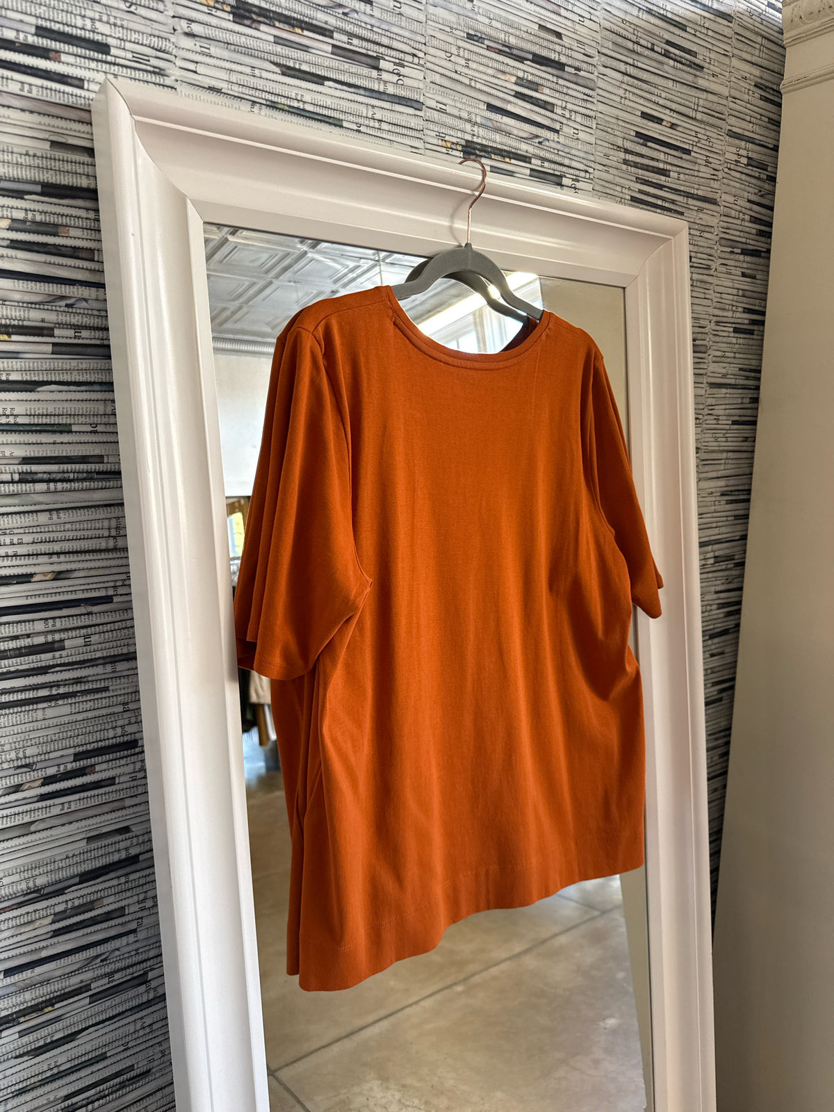 CHICO'S Size XL Orange Tee