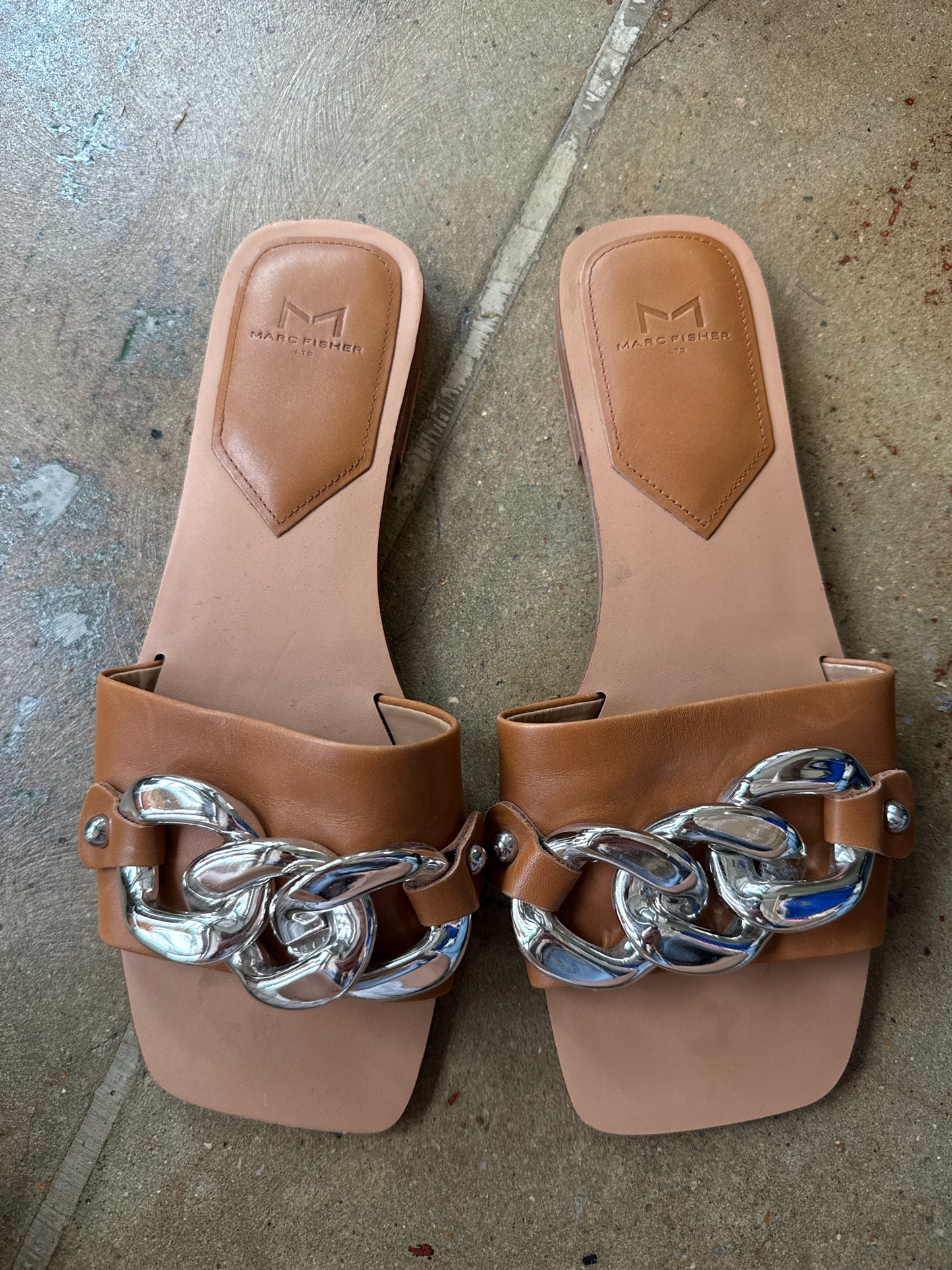 Marc Fisher Shoe Size 8.5 Brown Sandals