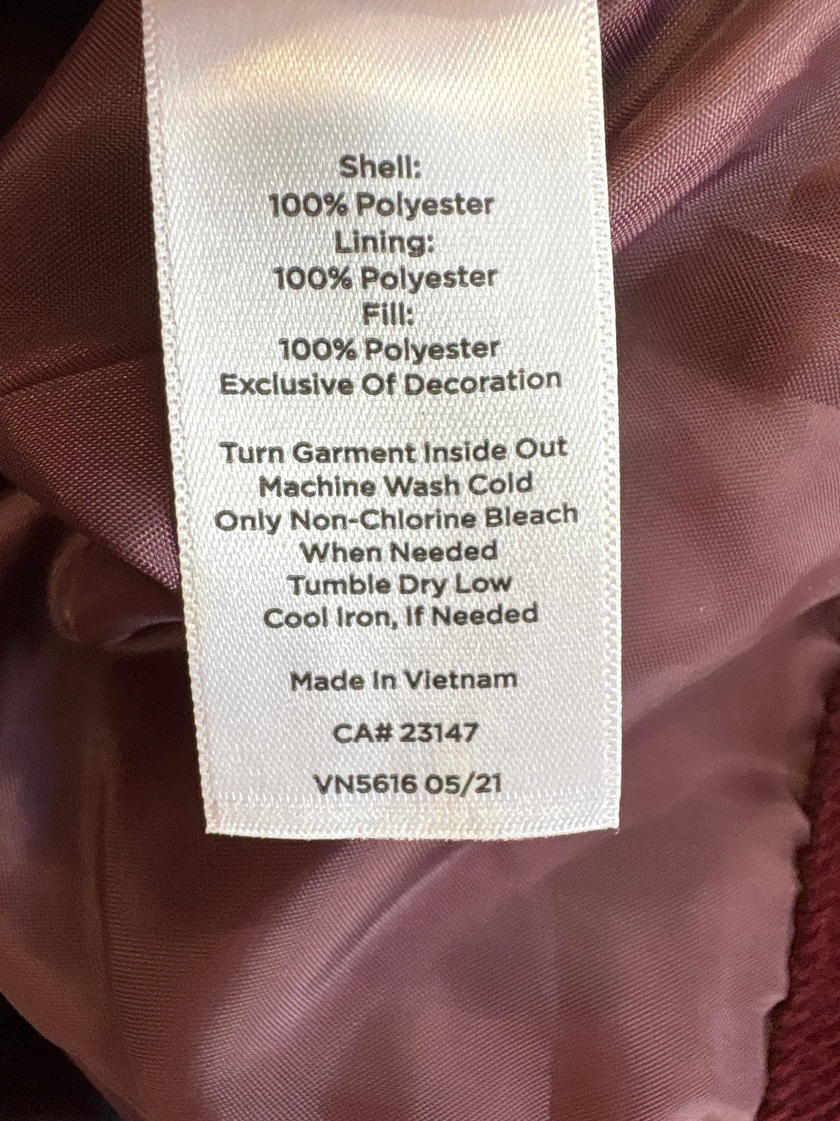 TALBOTS Size SP burgandy Jacket