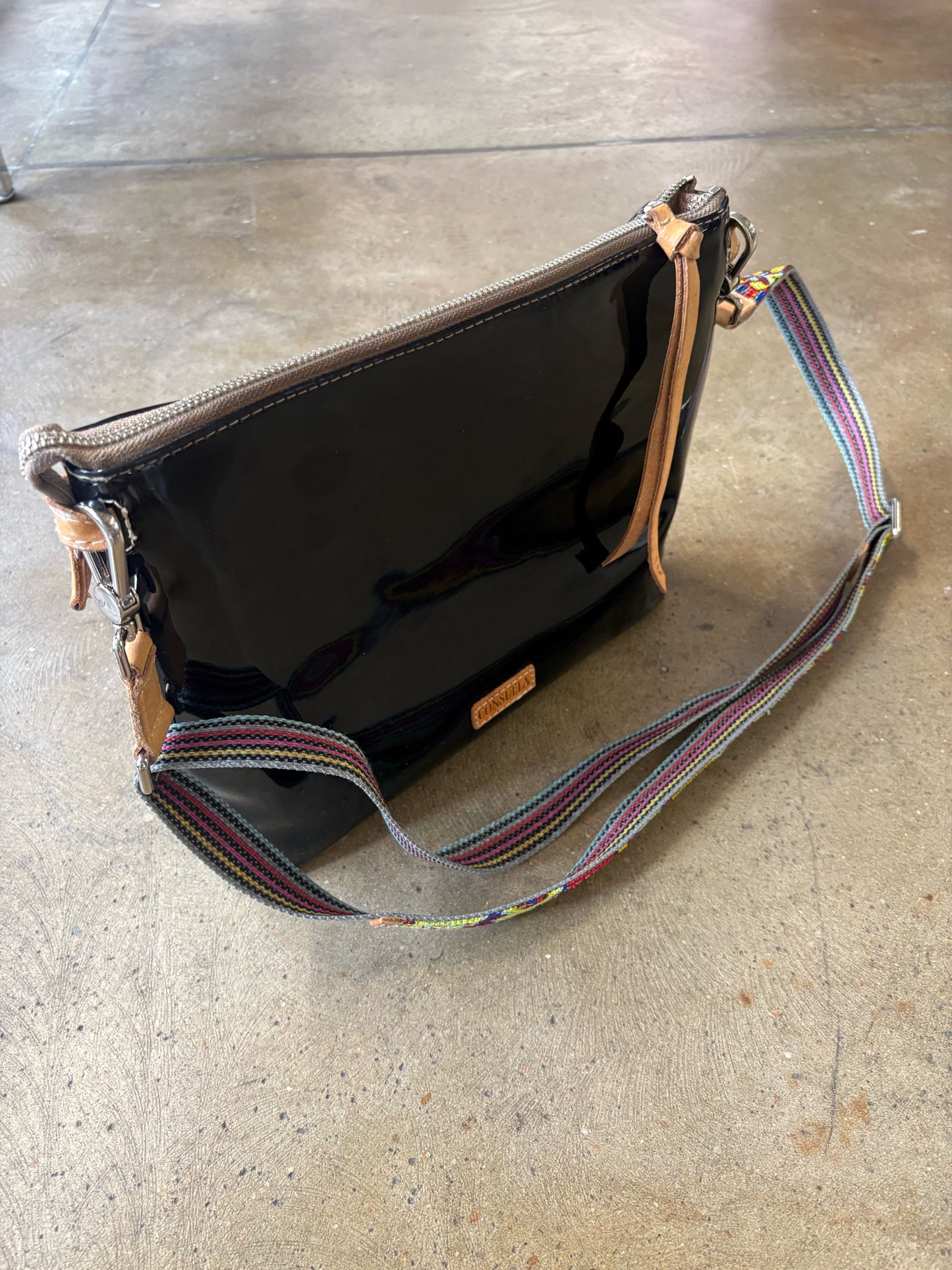 Consuela black/floral Purse