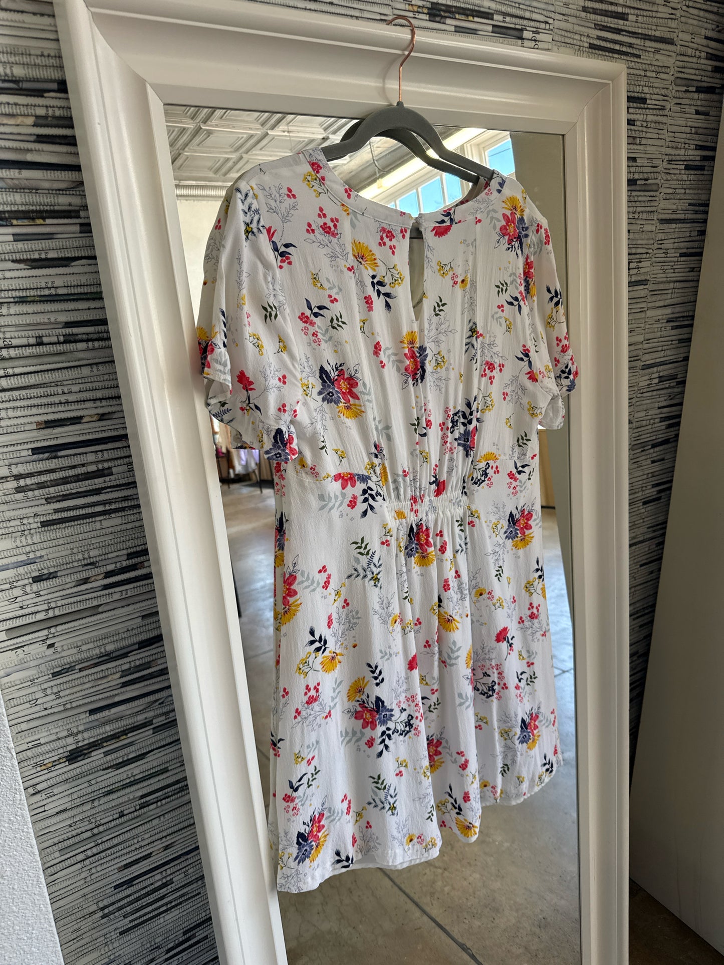 Lucky Brand Size L white/multi Dress