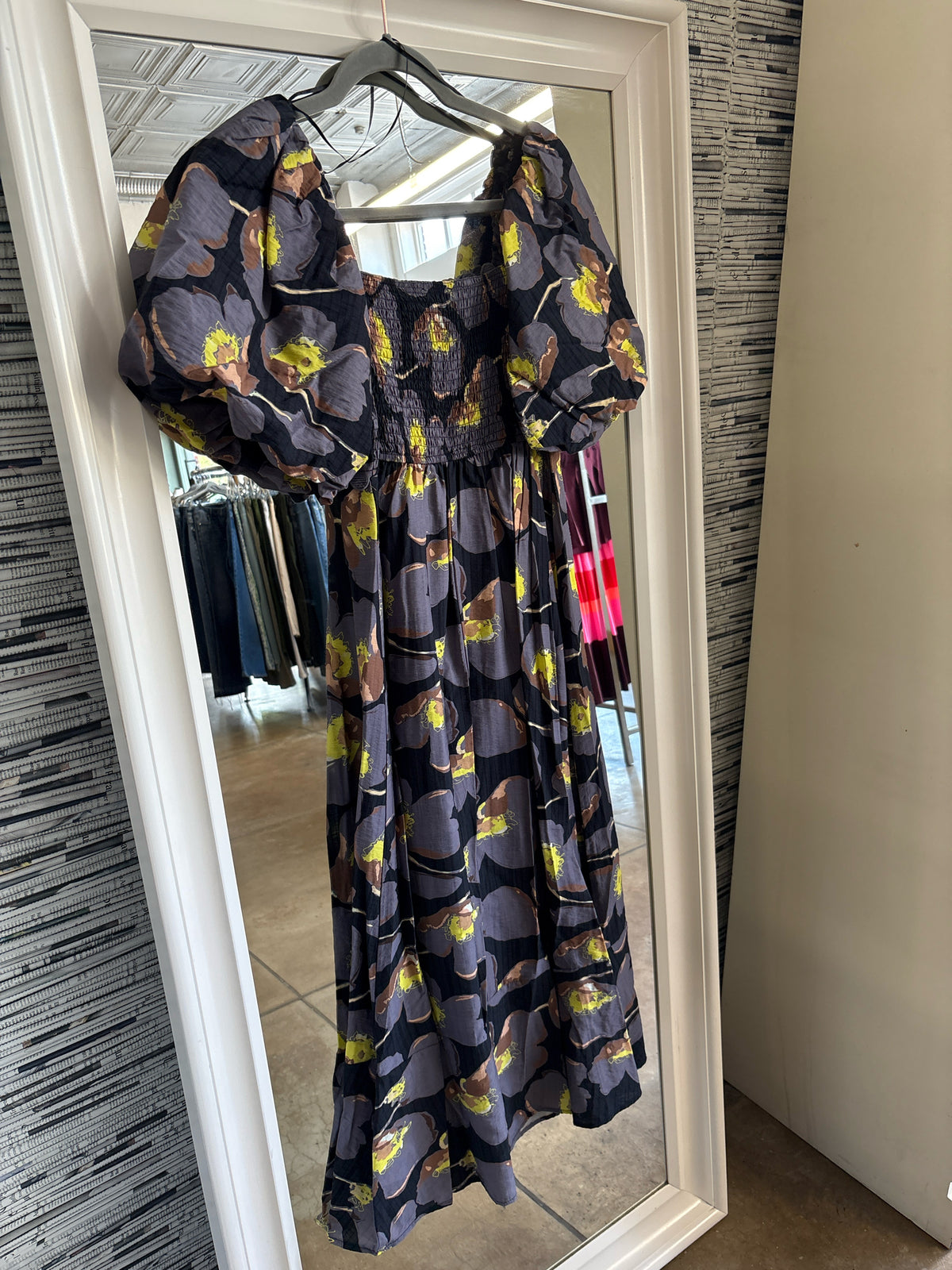 Umgee Size S Purple Print Dress