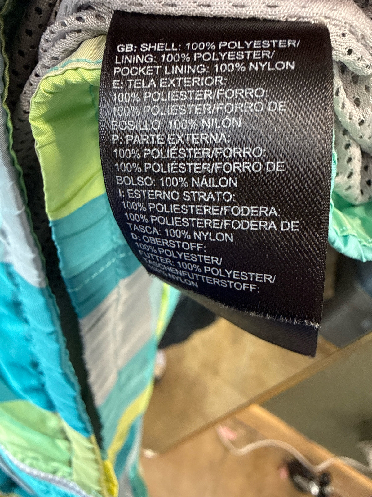 The North Face Size L Blue/Green Jacket