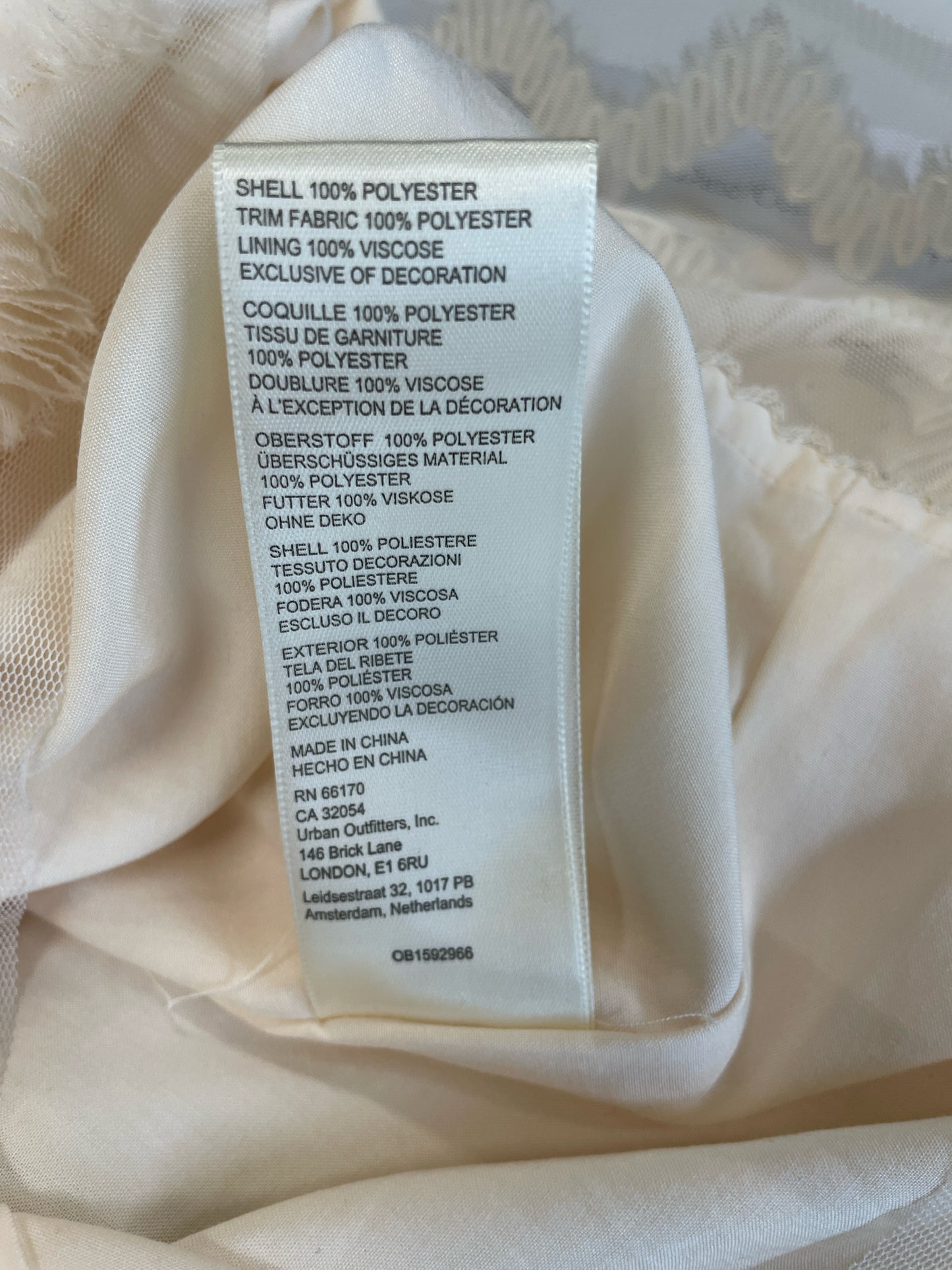 Maeve Size XXS Cream Dress