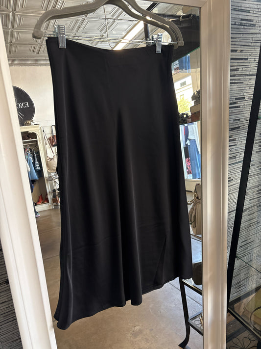 j crew Size XS Black midi Skirt
