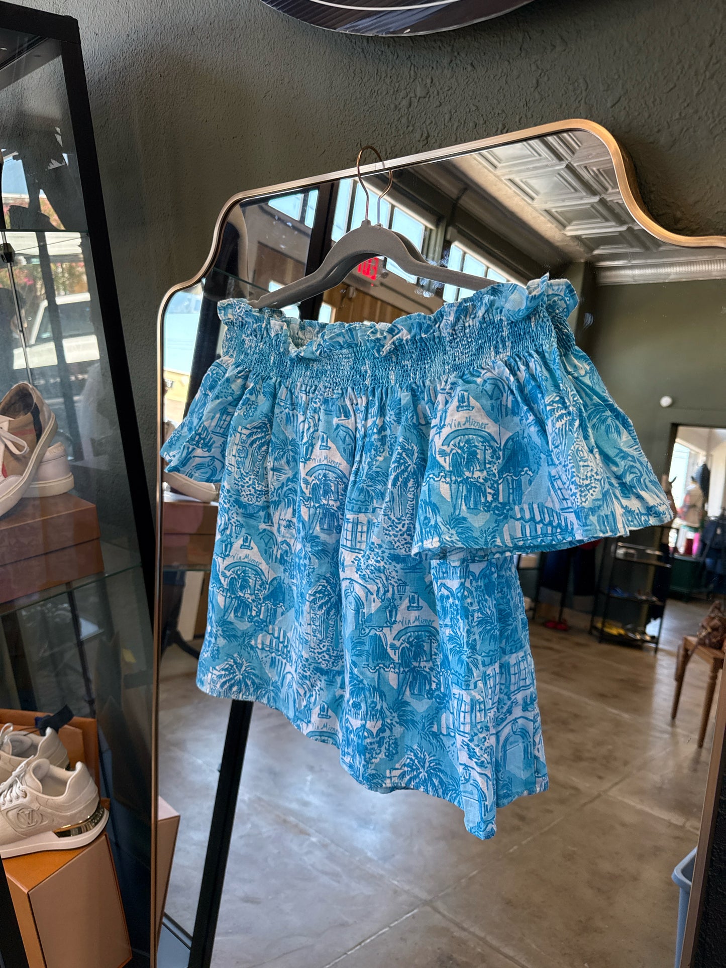 Lilly Pulitzer Size S Blue Top