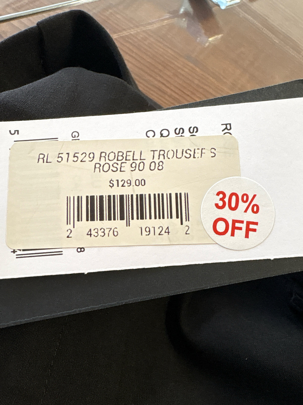 Robell Size 8 Black Pants
