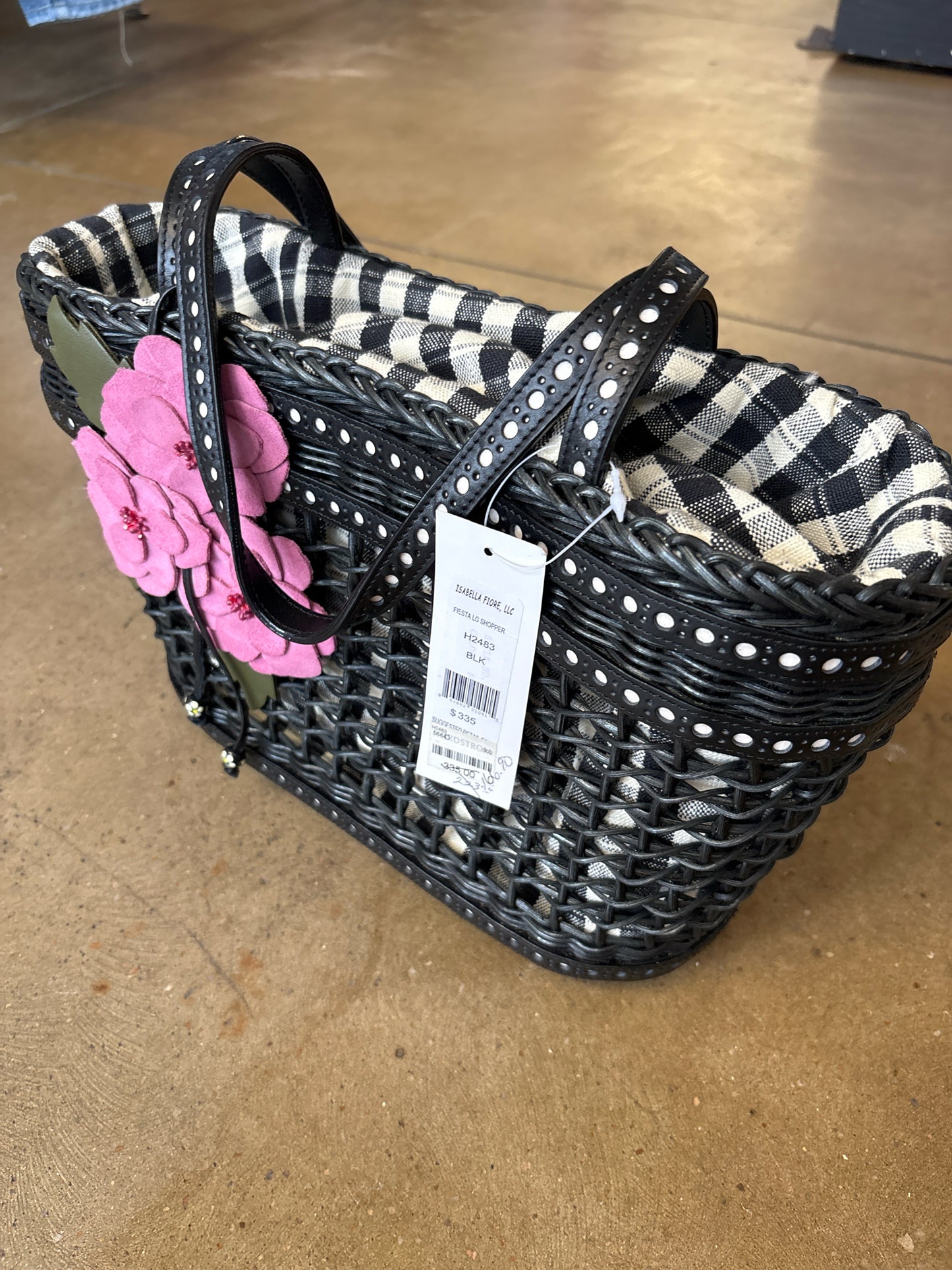 Isabella Fiore black + multi Bag