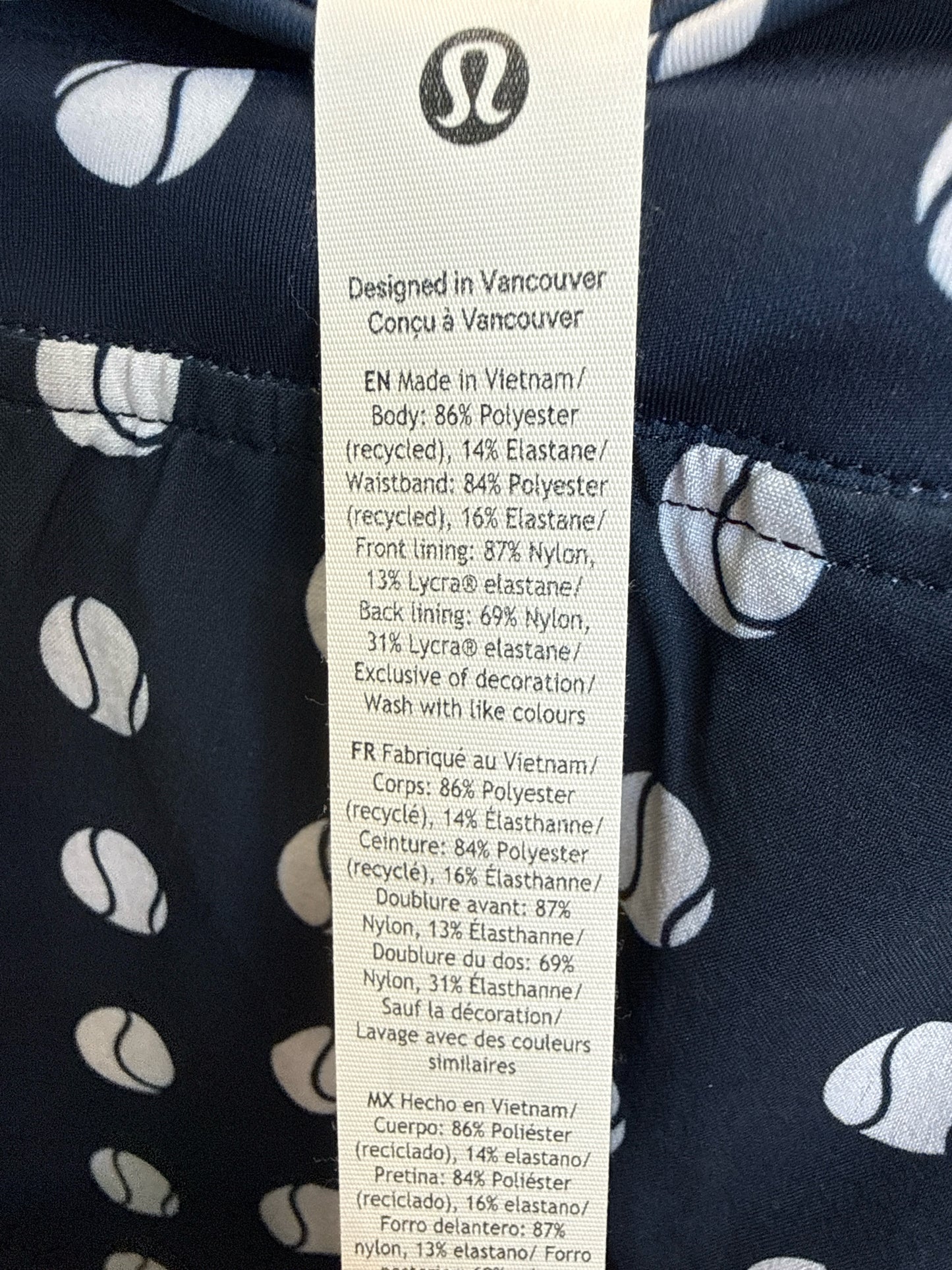 Lululemon Size M Blue Skort