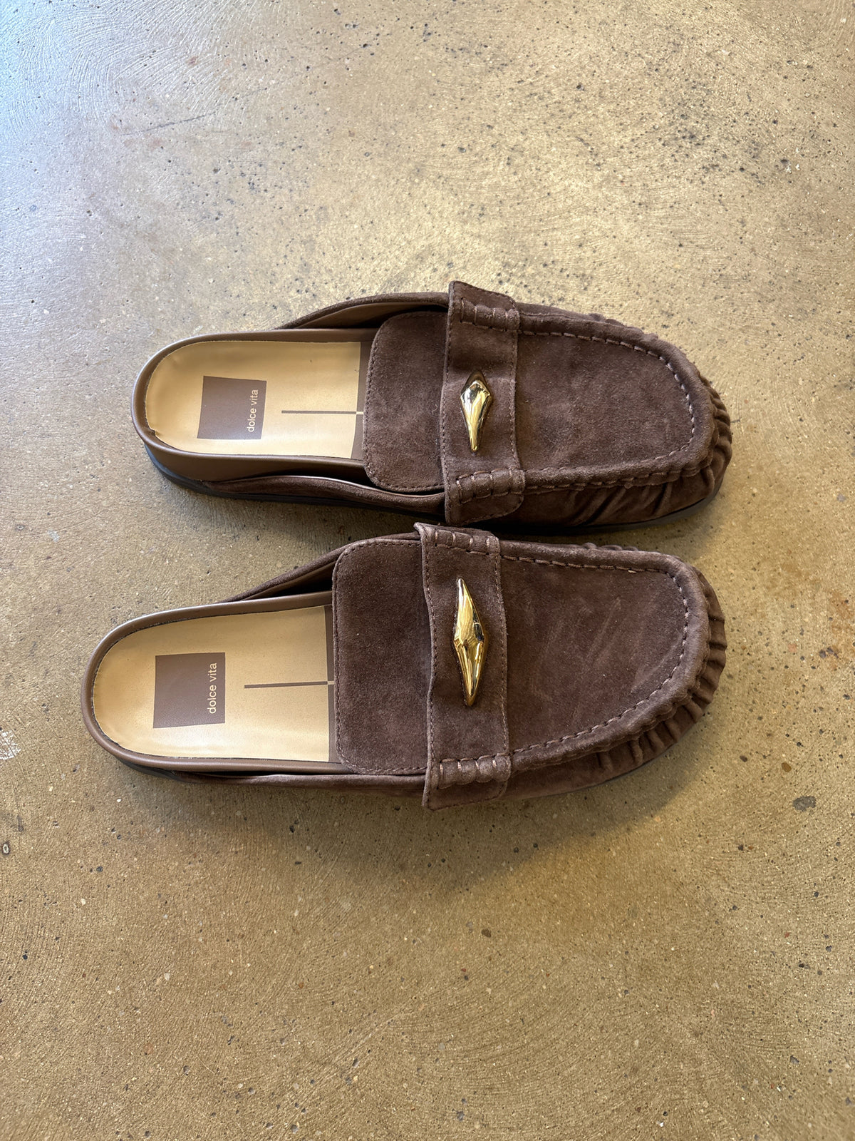 Dolce Vita Shoe Size 8 Brown Mules