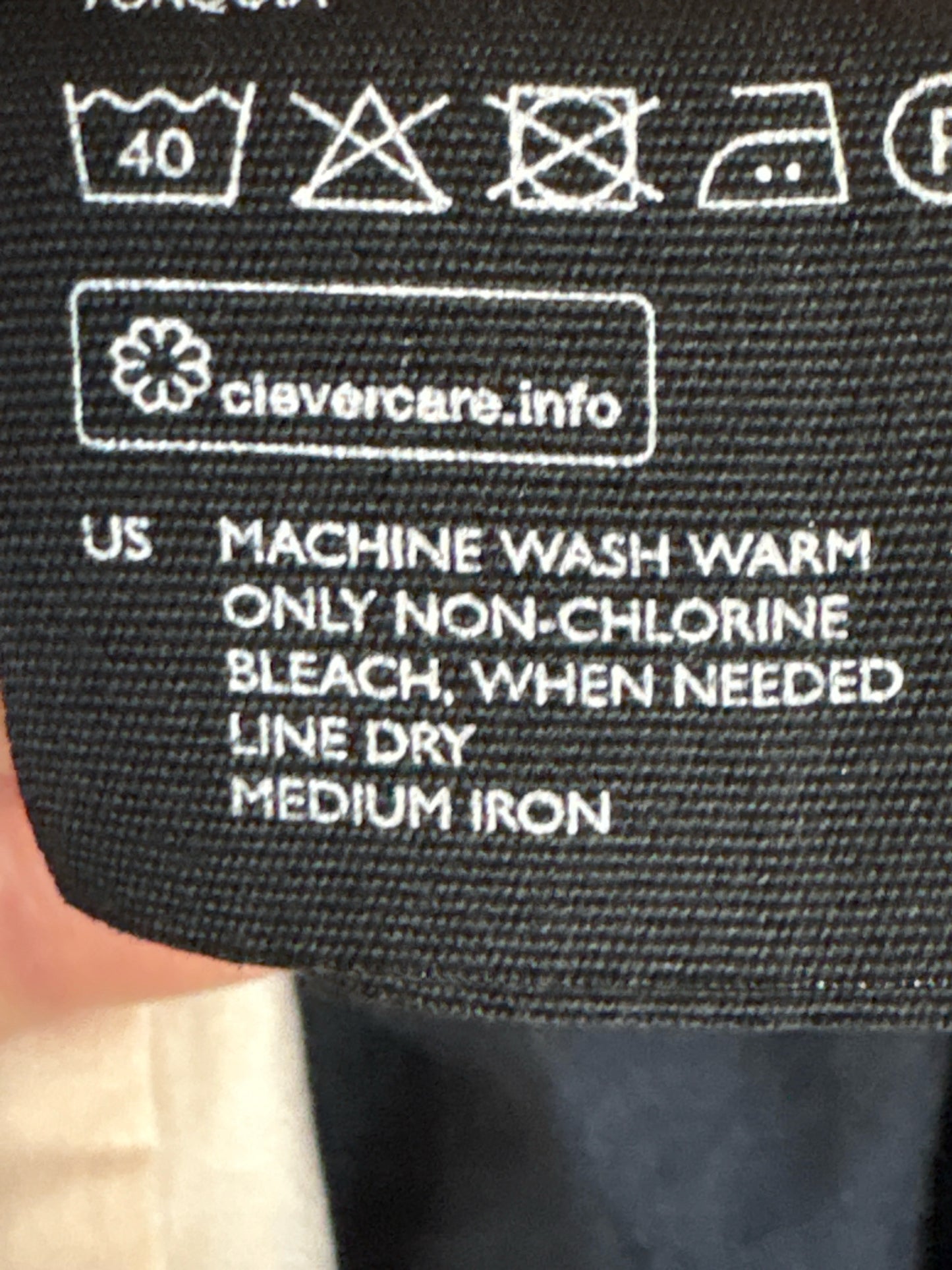 COS Size 12 Black/Cream A-line Skirt