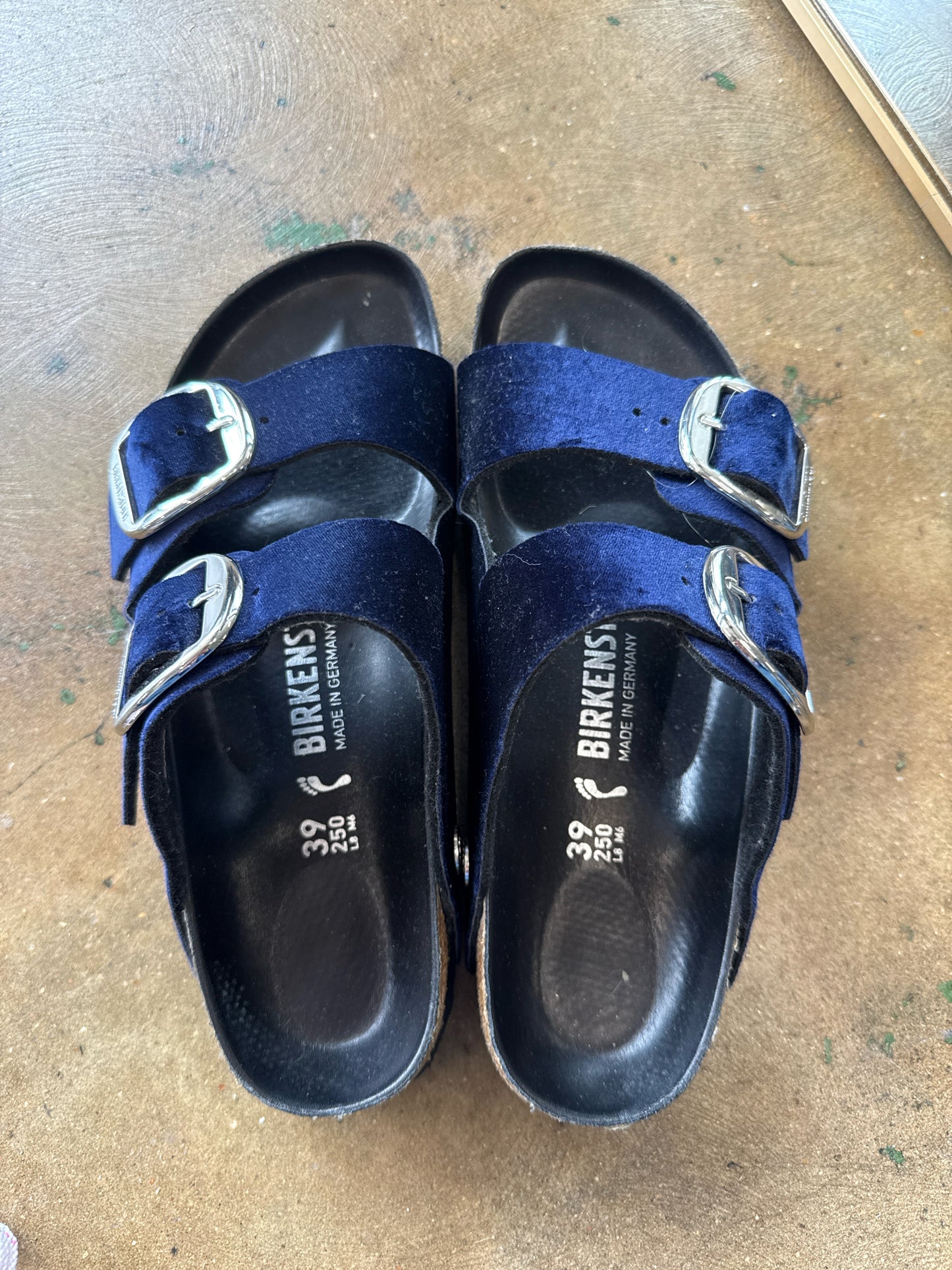 Birkenstock Shoe Size 39 Blue Sandals