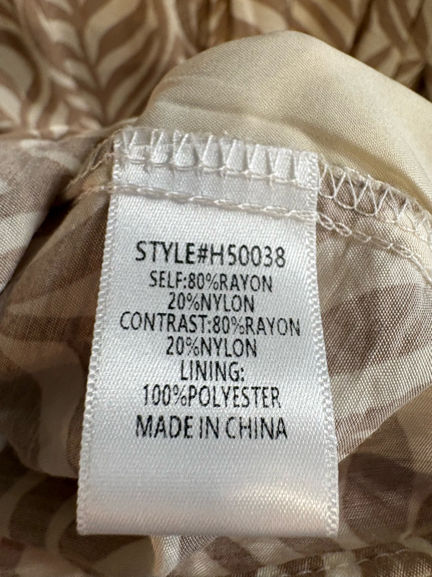 Jodifl Size L brown/cream Top