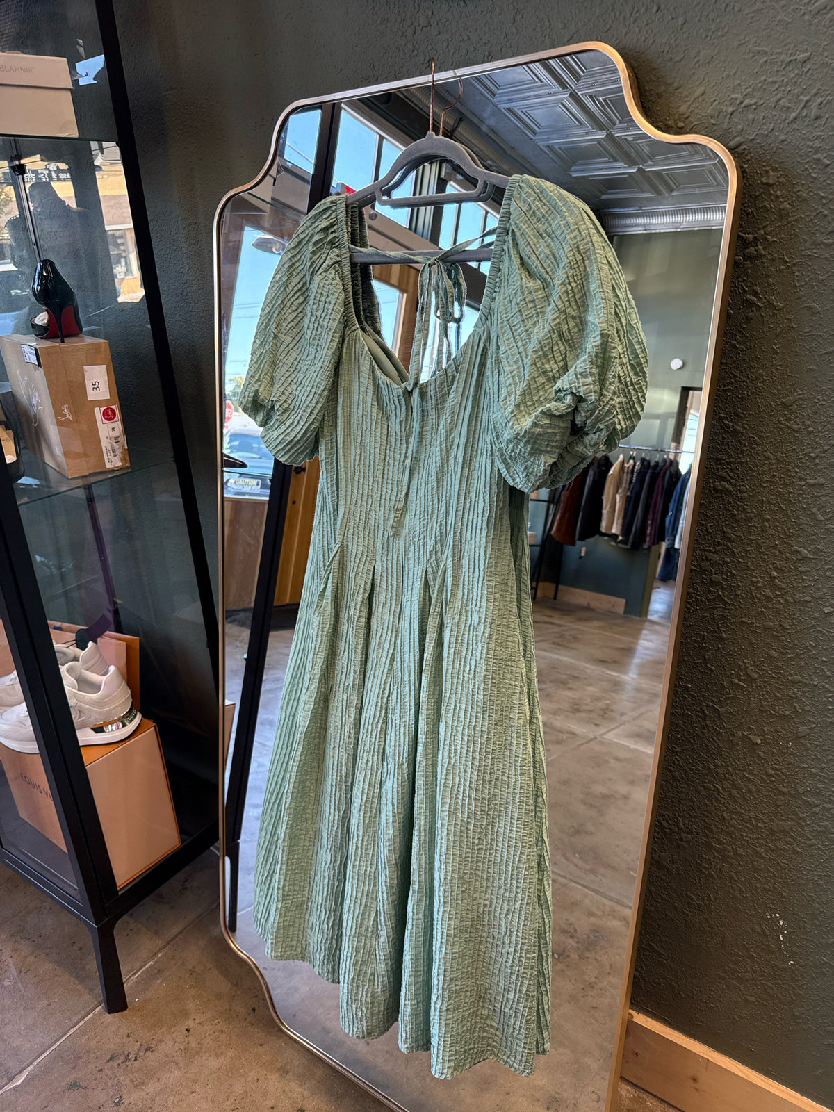 Lulus Size M seafoam Dress