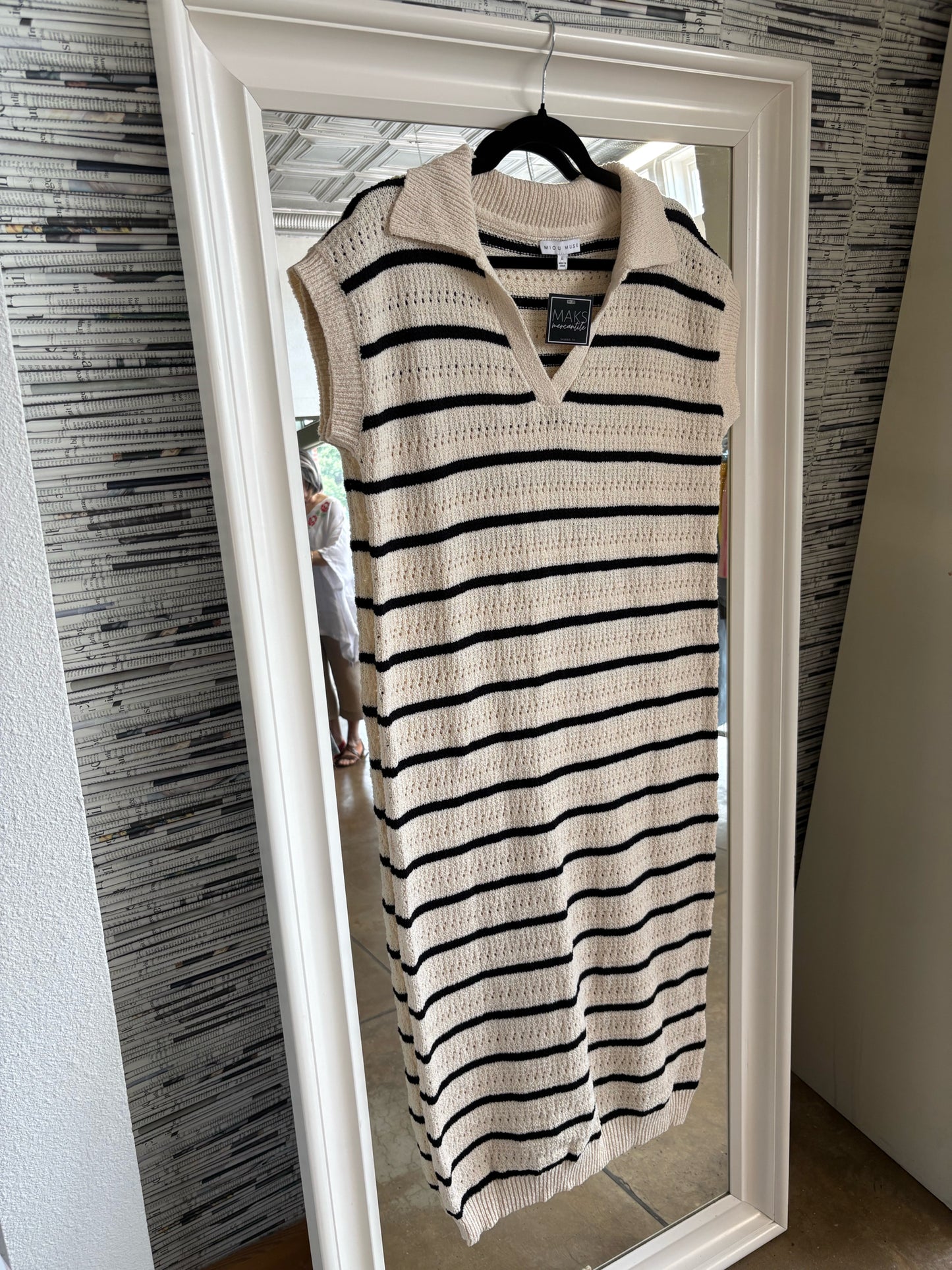 Miou Muse Size S Black/Cream Dress