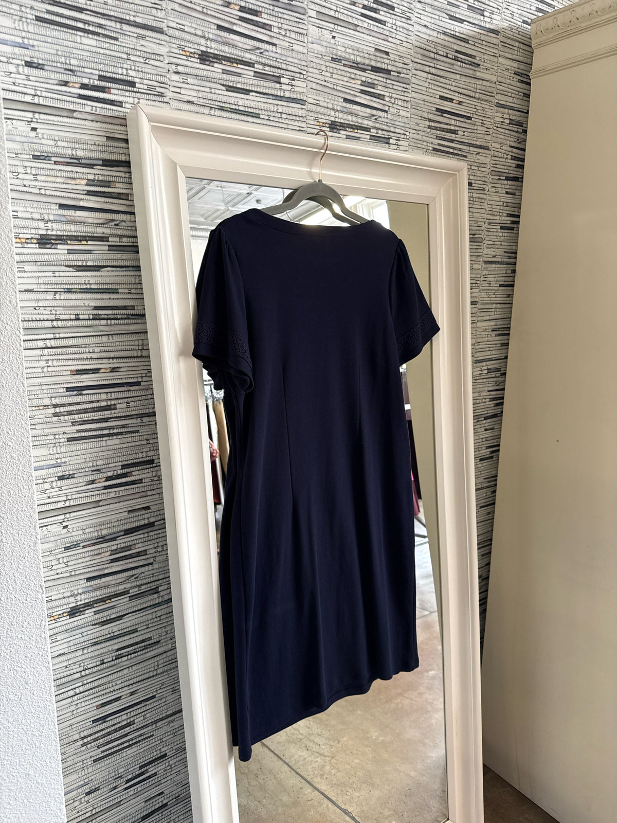 TALBOTS Size LP Navy Dress