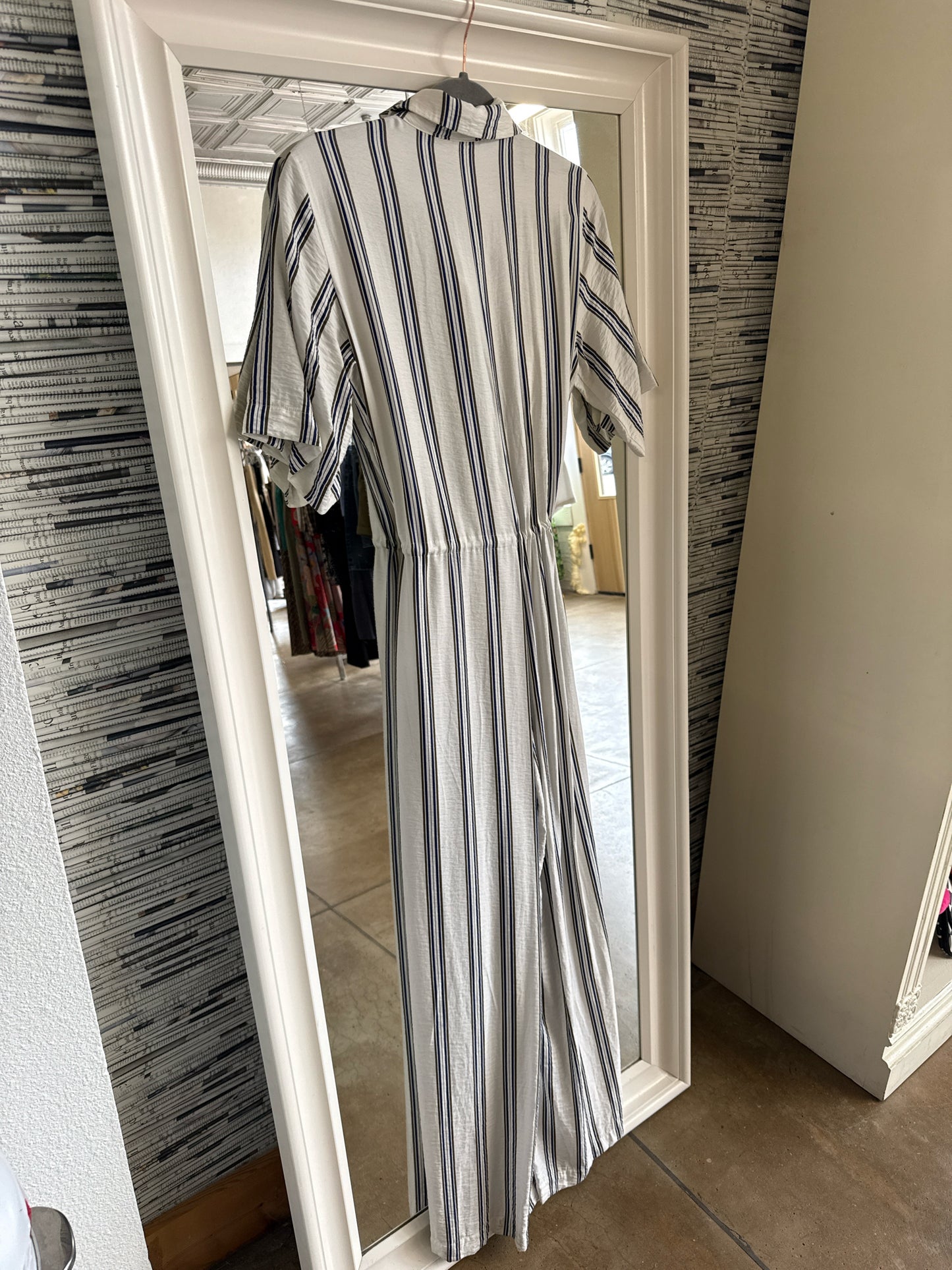 plenty Size S White/Blue Romper