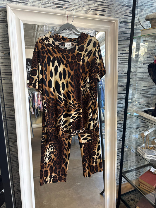 jostar Size S brown multi Animal Two Piece Set