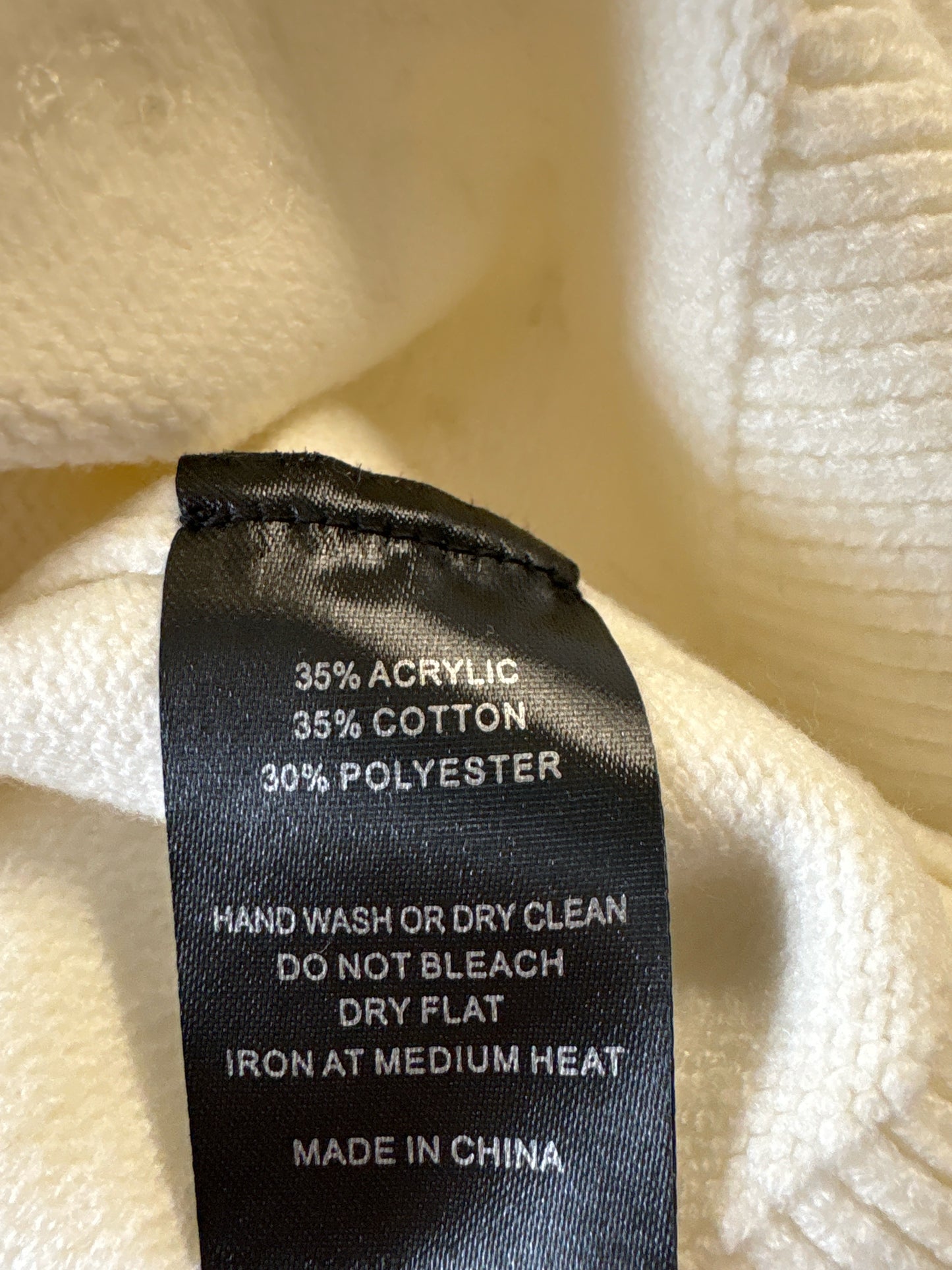 Cynthia Rowley Size M White Sweater