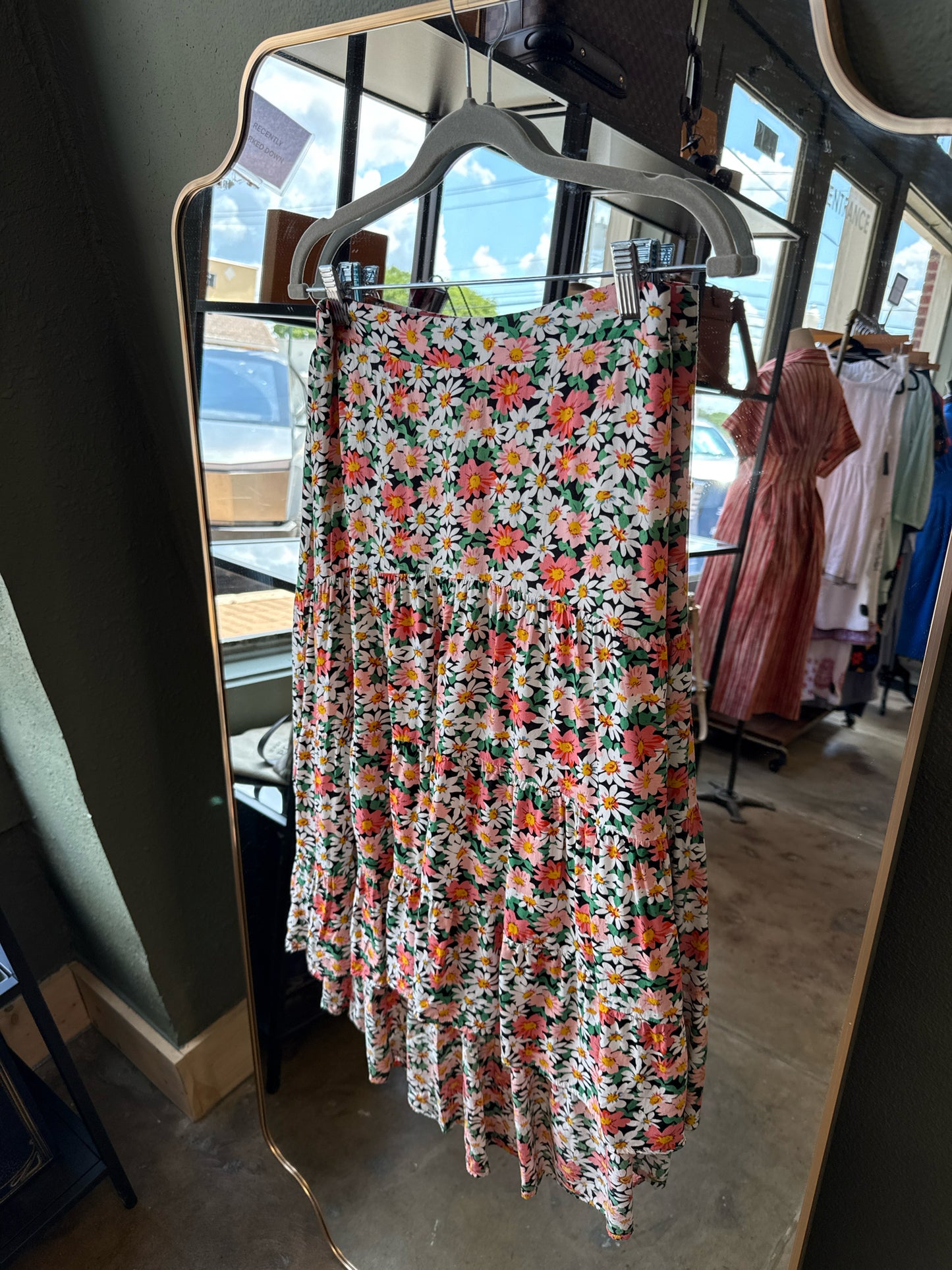 Pretty Garden Size M Pink/Green Skirt