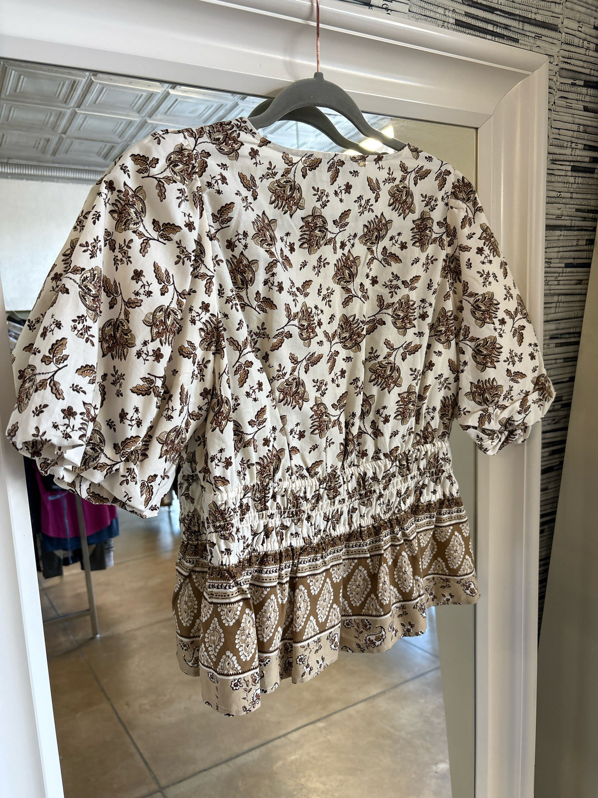LOFT Size M Print Top
