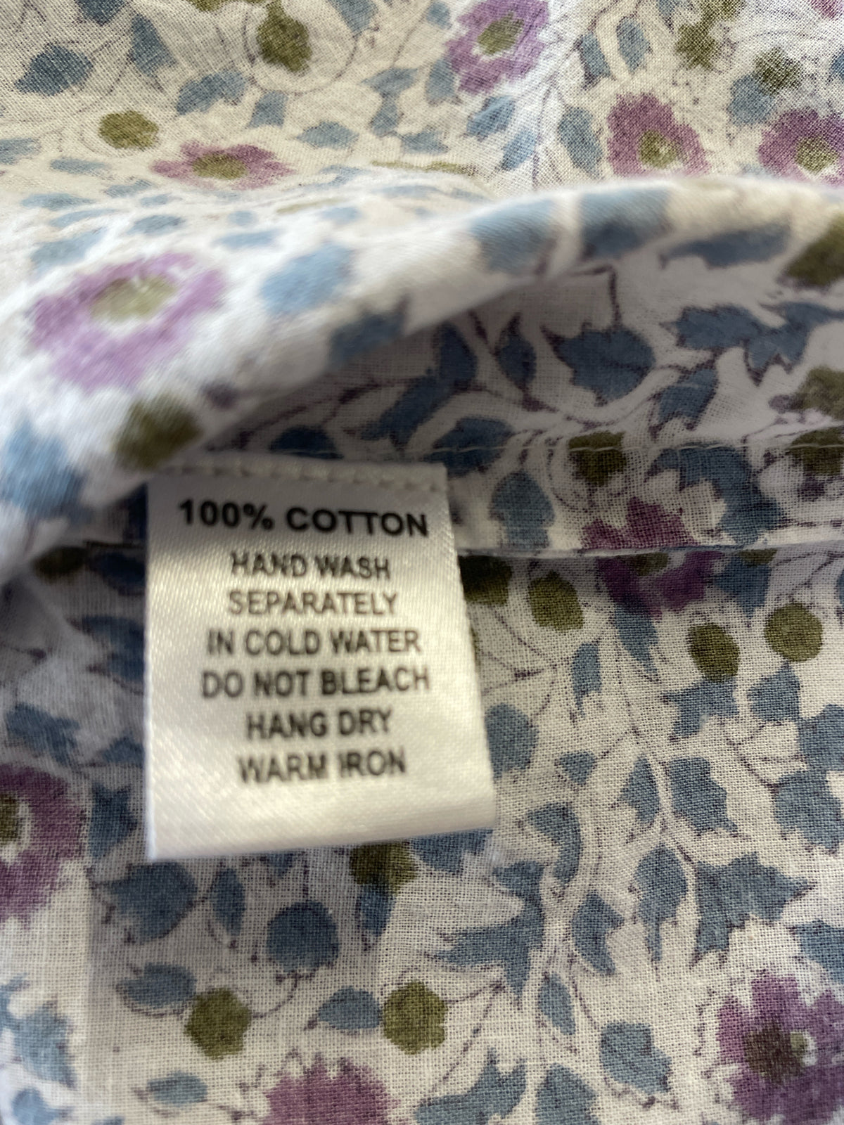 Shade Amour Size XL Blue/Purple Floral Top