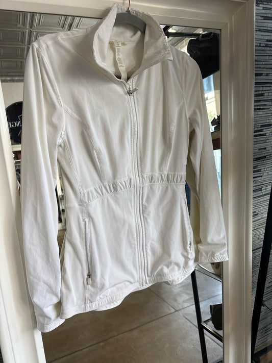 Lululemon Size 6 White Jacket