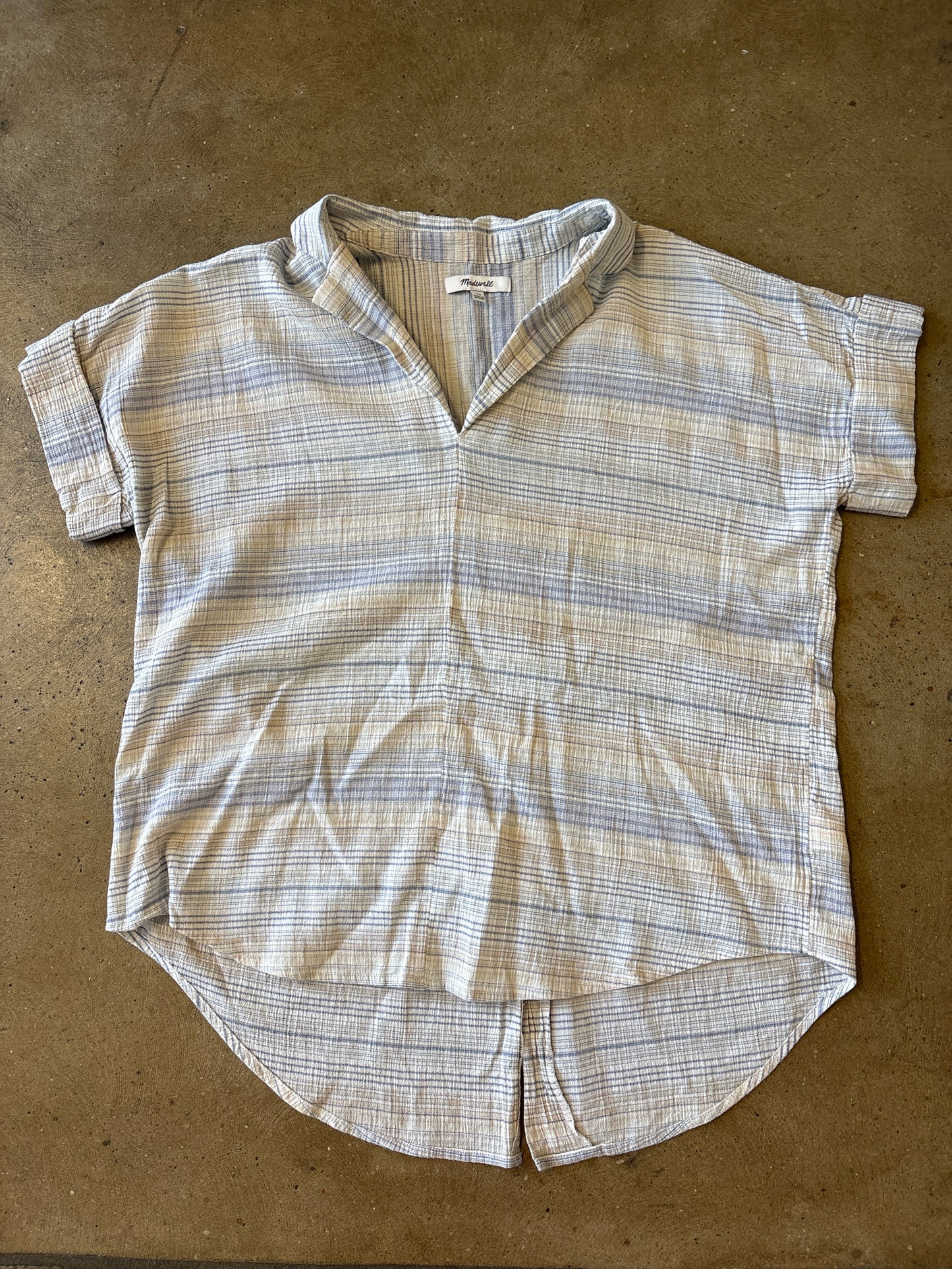 MADEWELL Size XS multi Stripe Top
