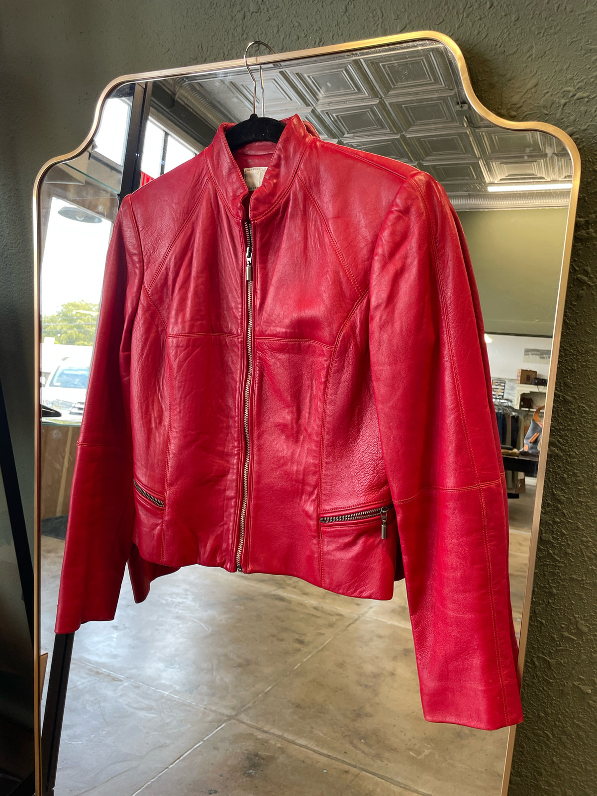 Alberto Makali Size 6 Red Jacket
