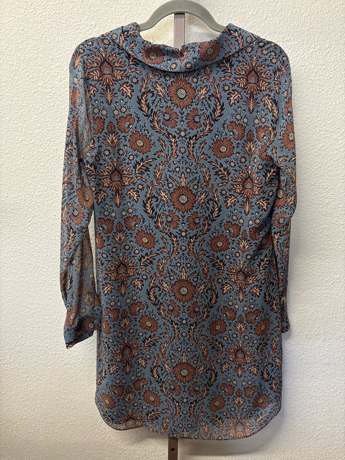 Cabi Size S Blue/Brown Floral Dress