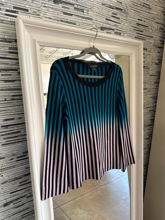 INC Size S Blue/Pink Sweater