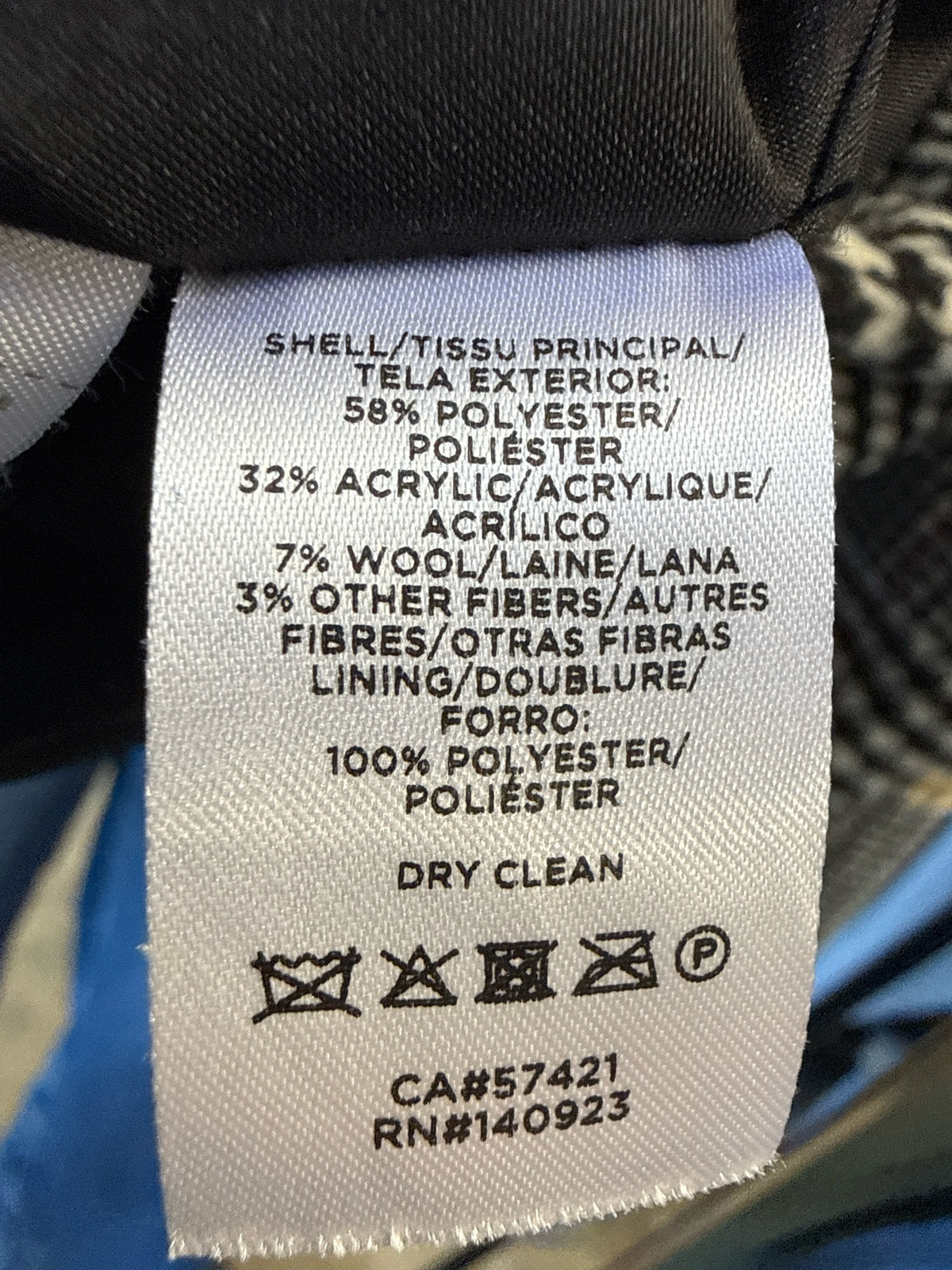 LOFT Size 00P Black/White Coat