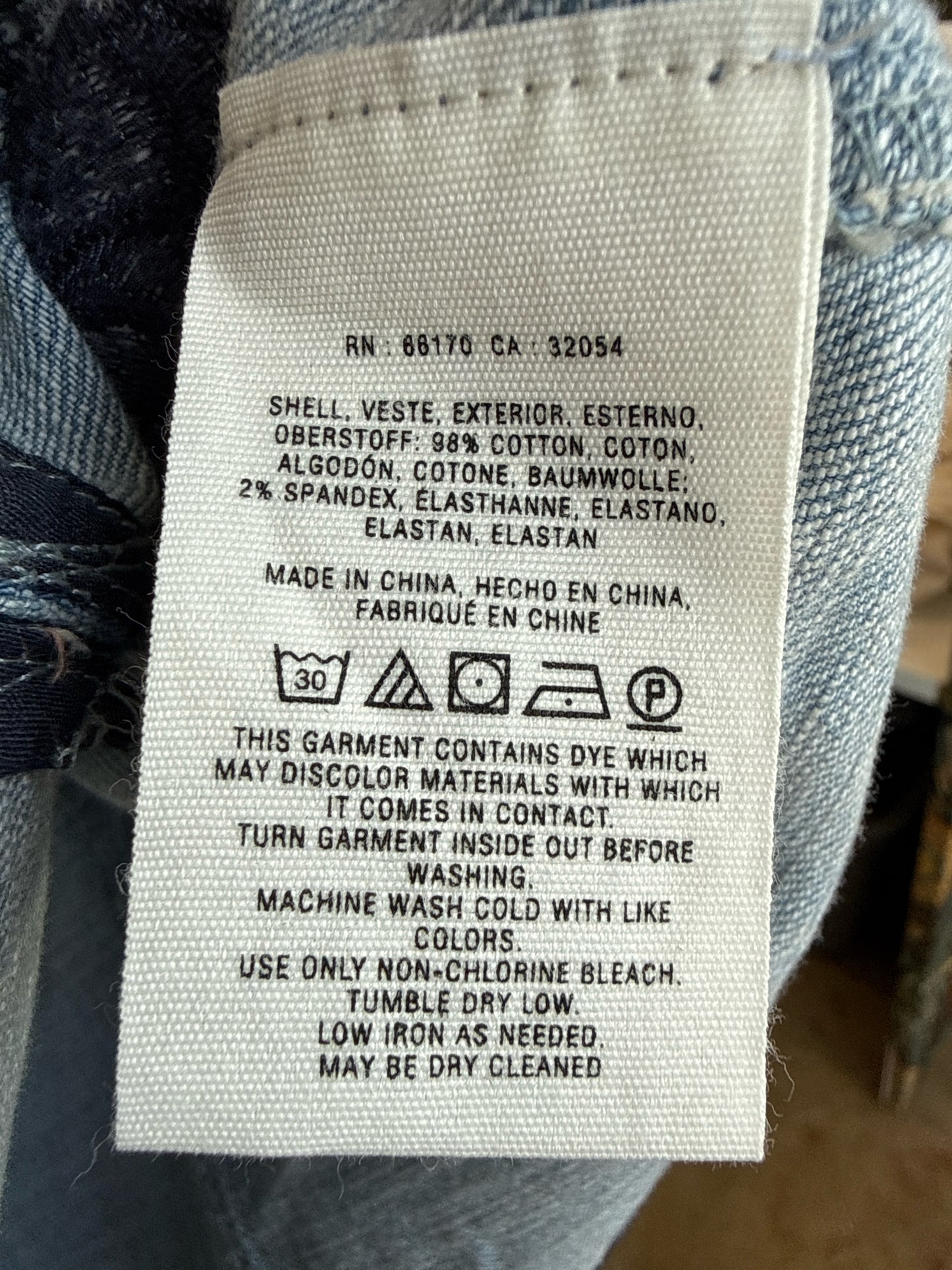 Pilcro and the Letterpress Size 14 Denim Skirt