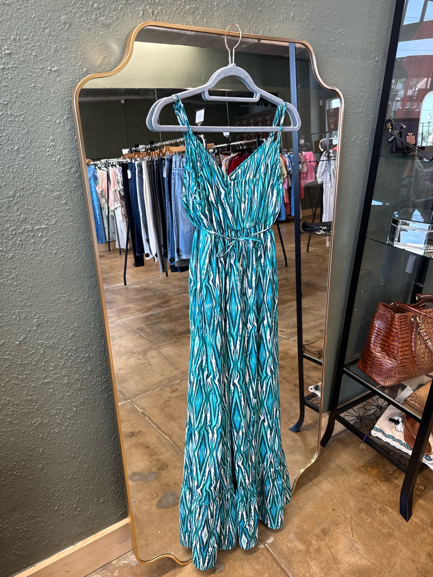 Cynthia Vincent Size S Teal Dress