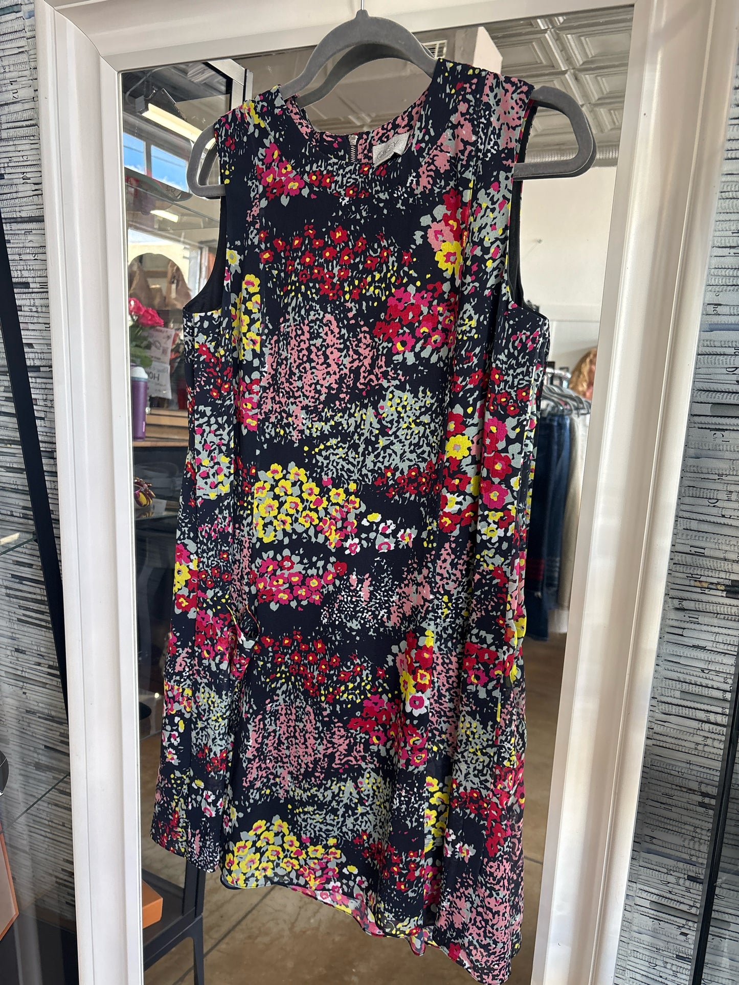 Jason Wu Size 4 Black/Multi Sleeveless Dress