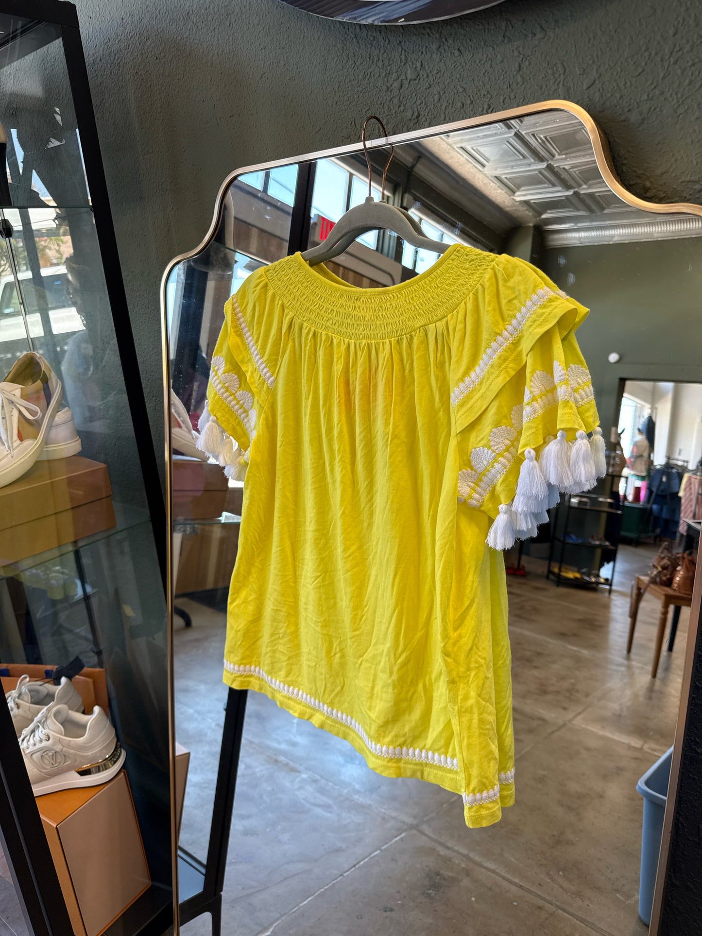 Lilly Pulitzer Size S Yellow Top
