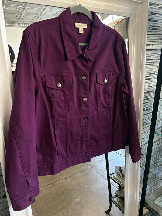 Appleseeds Size XL Deep Purple Jacket