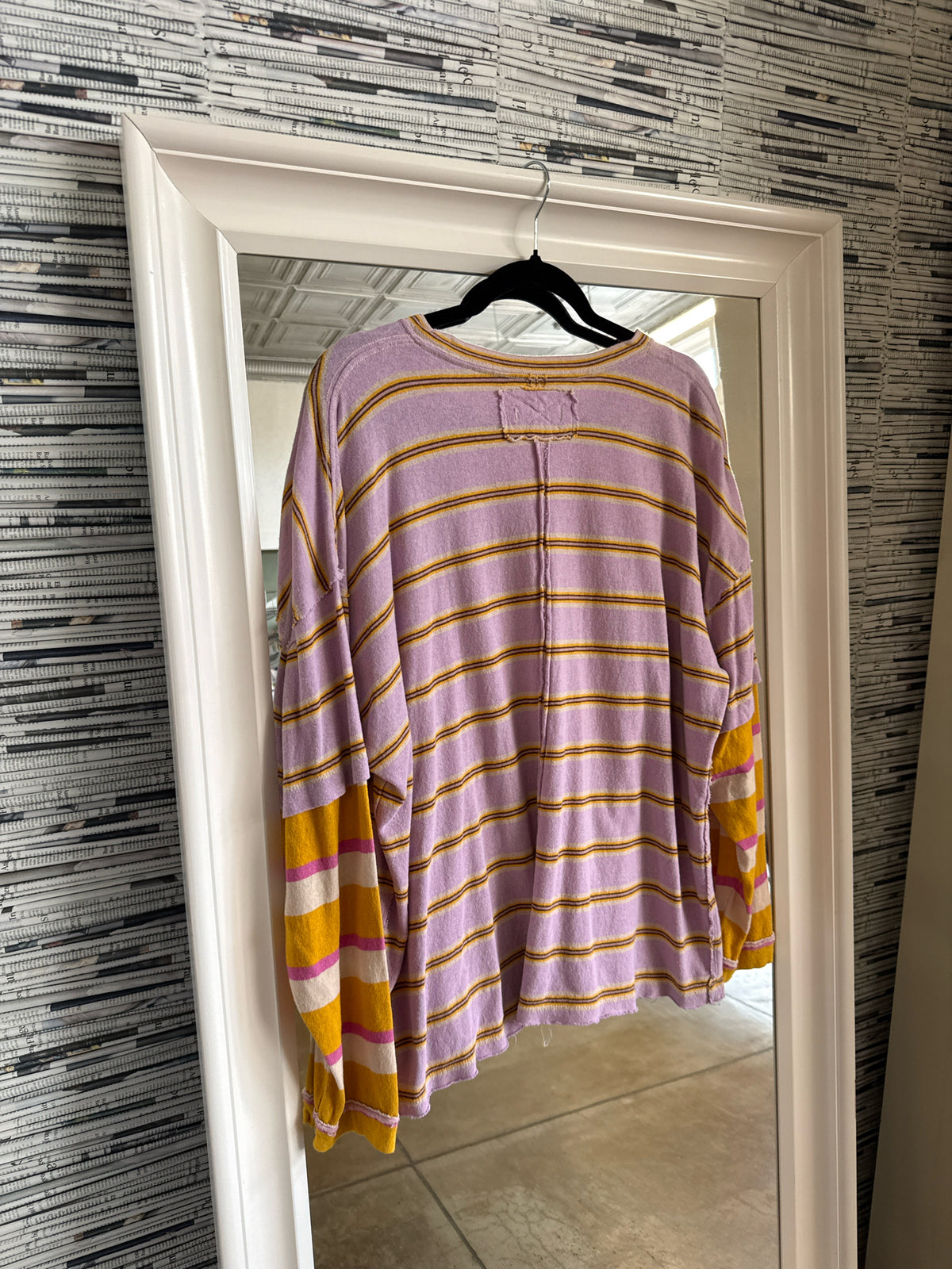 We The Free Size L Purple/Yellow Top