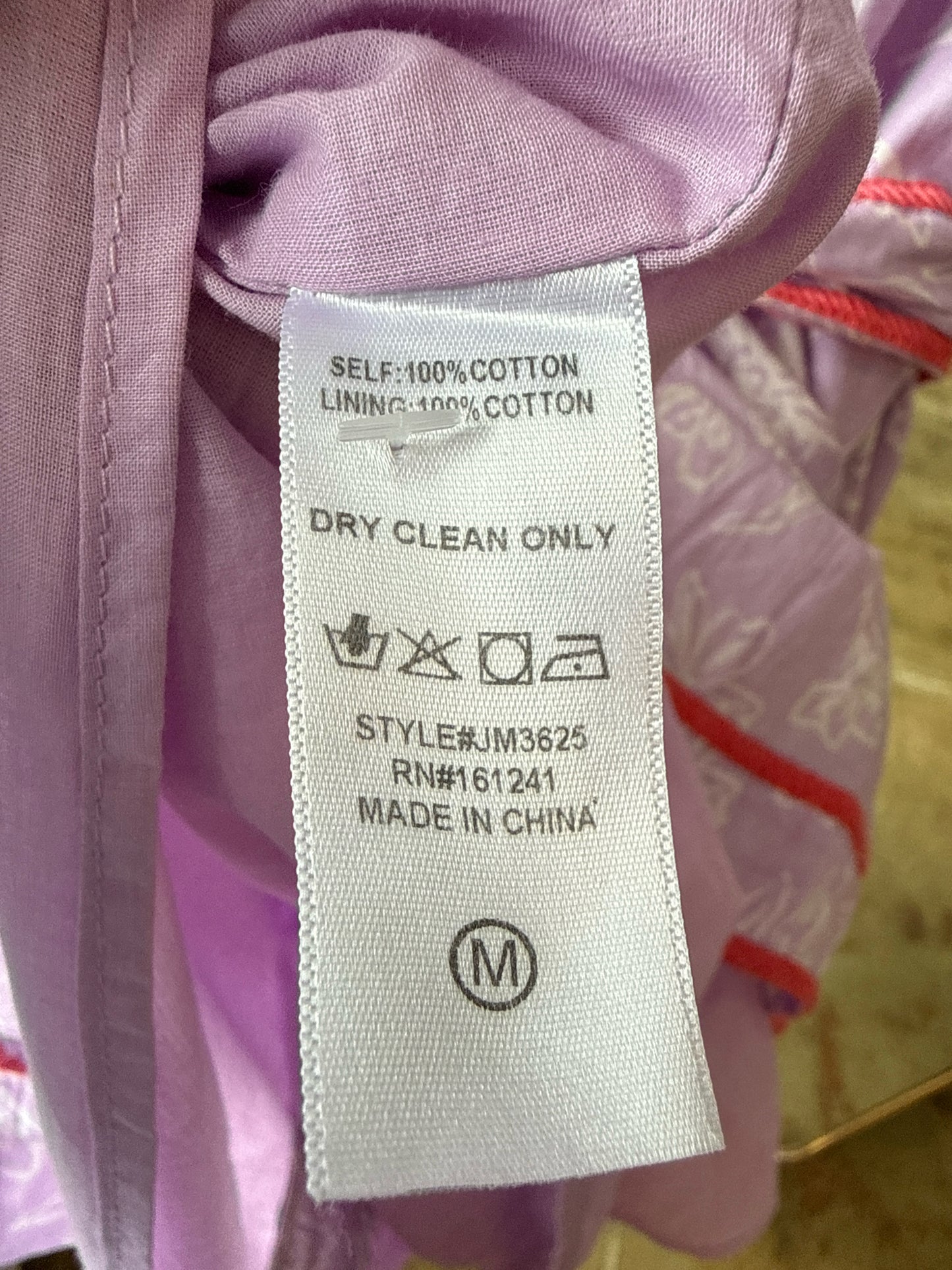 J Marie Size M Purple/Pink Dress