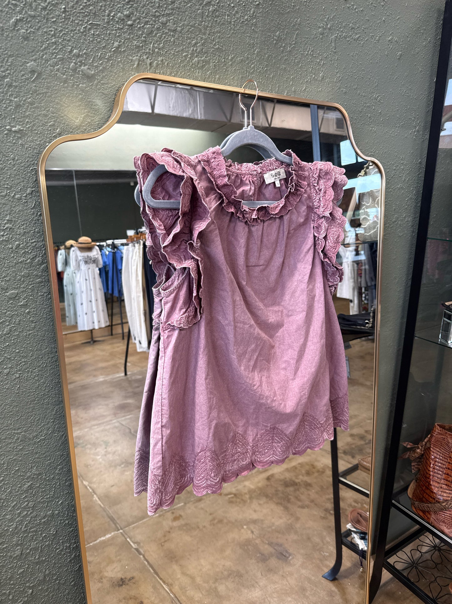 Sea New York Size 8 Purple Top